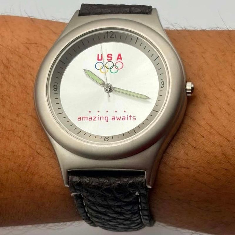 Other Silver & Black USA Men’s Watch Size ONE SIZE - 2 Thumbnail