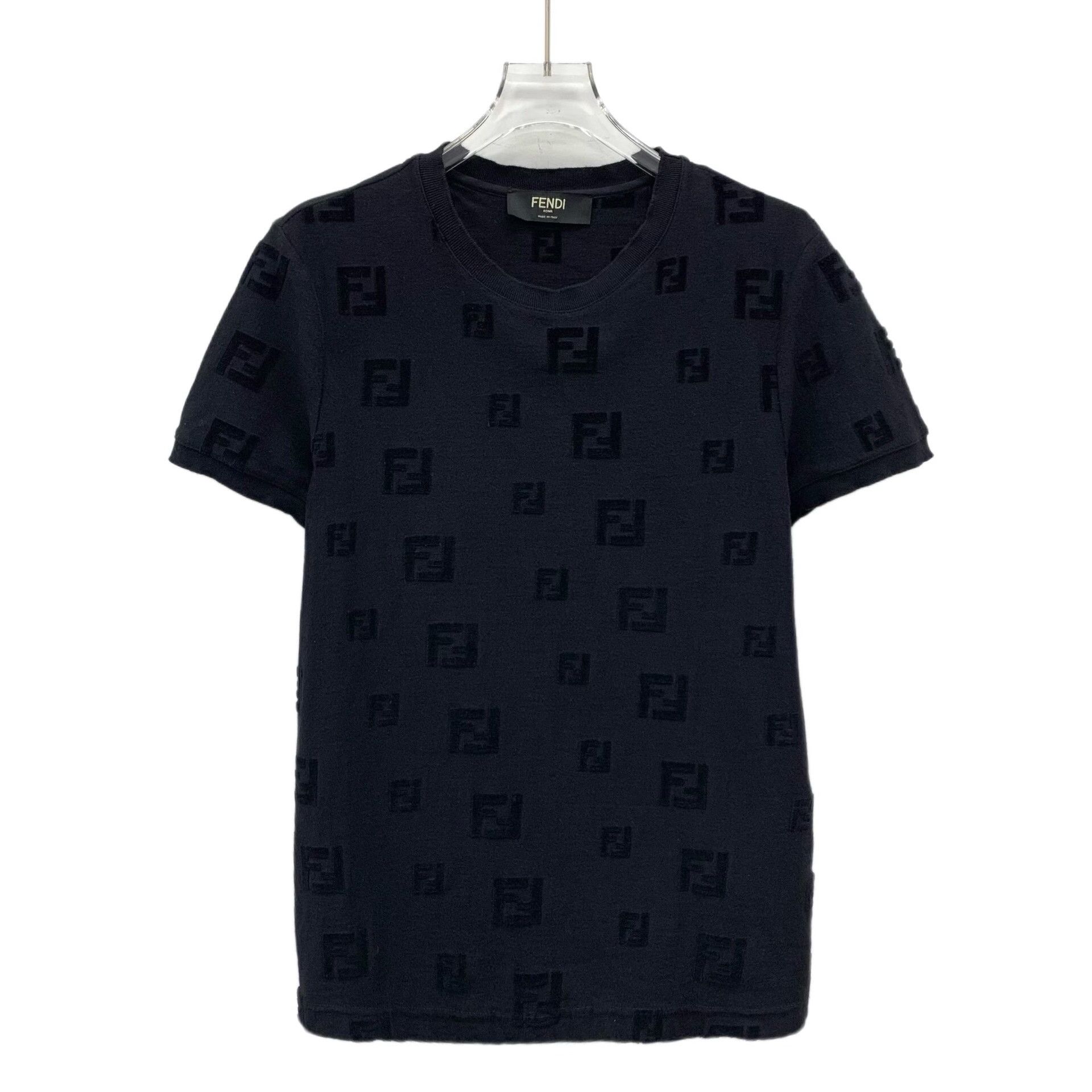 Fendi Fendi Cotton Black T-Shirt XS Women Size XS / US 0-2 / IT 36-38 - 1 Thumbnail