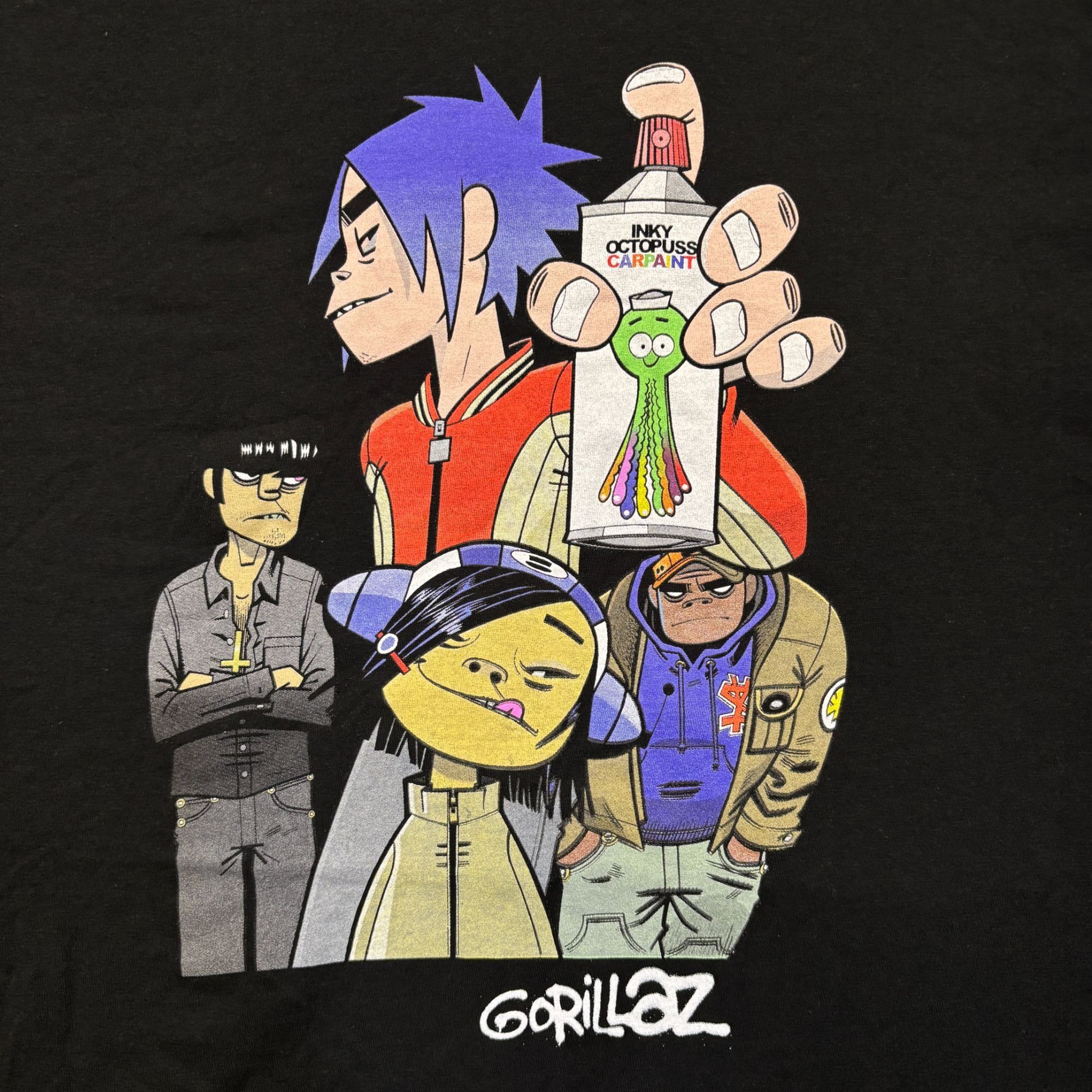 Band Tees Gorillaz Inky Octopuss Car Paint Poster Trip Hop Band Tee L Size US L / EU 52-54 / 3 - 2 Thumbnail