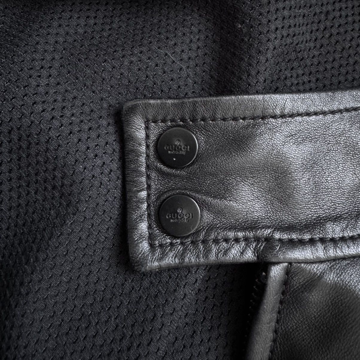 Gucci Gucci By Tom Ford SS1999 Cropped Lamb Leather Blouson Jacket Size US M / EU 48-50 / 2 - 4 Thumbnail