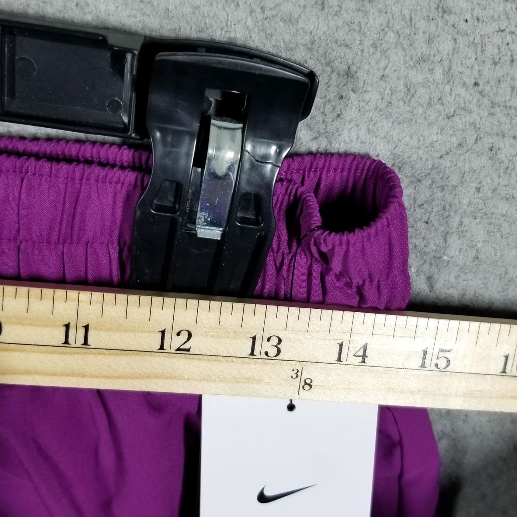 Nike Nike Womens Small Purple Dri-FIT One Mid Rise 3" Training Shorts DX6010-505 Size 28" / US 6 / IT 42 - 5 Thumbnail