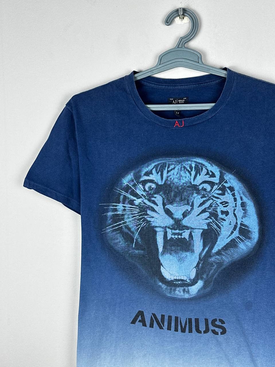 Armani Armani Tiger Addict Fade t shirt archive vintage Size US XL / EU 56 / 4 - 3 Thumbnail