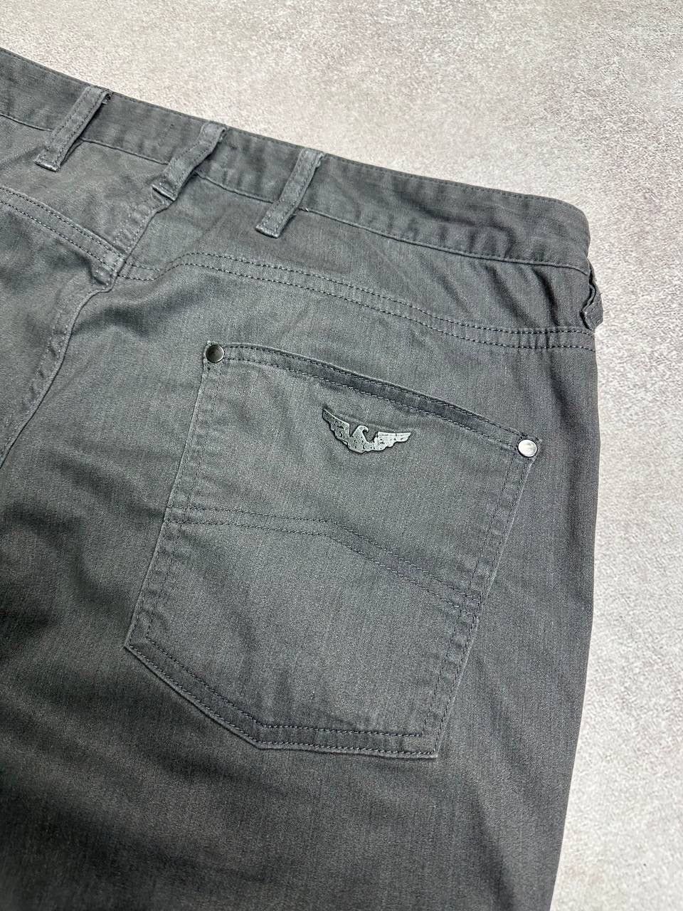 Armani Vintage Armani Metal Logo Gray Denim Jeans Pants 34 Size US 34 / EU 50 - 3 Thumbnail