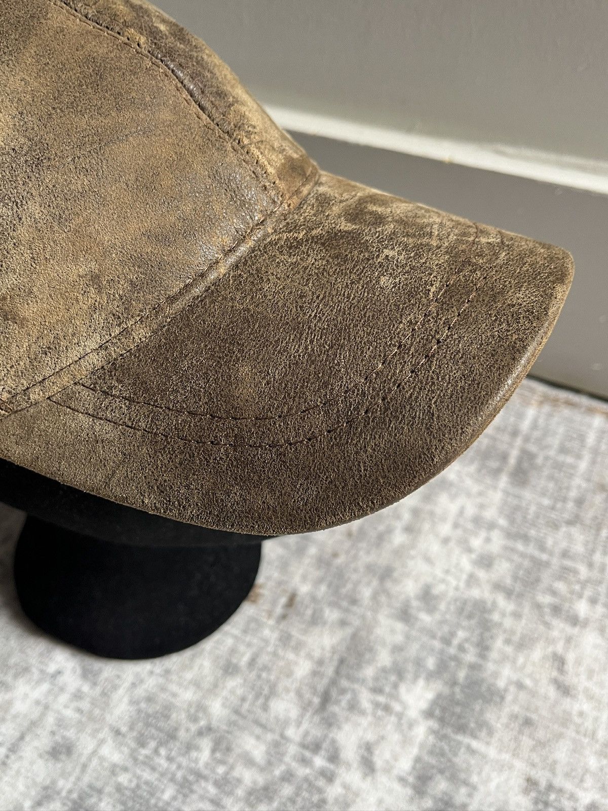 Other Vintage Distressed Leather Hat (unisex) Size ONE SIZE - 3 Thumbnail
