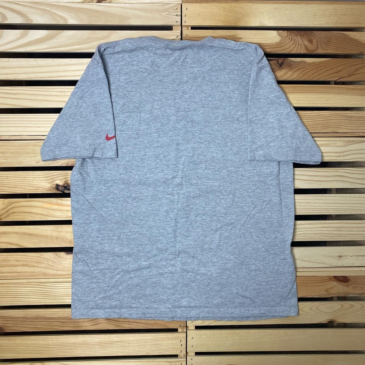 Nike Vintage Nike Center Check "Unstoppable" Gray Tee Size Large Size US L / EU 52-54 / 3 - 2 Thumbnail