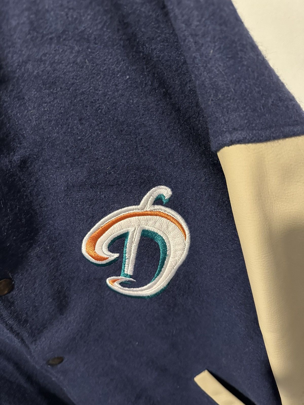 Nike Nike Lederjacke Miami Dolphins Size XL Leather Jacket Size US XL / EU 56 / 4 - 7 Thumbnail