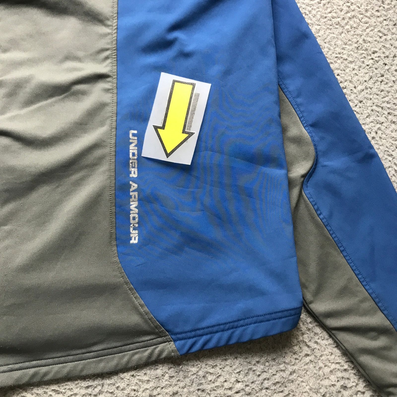 Under Armour Under Armour Coldgear Jacket Mens XL Long Sleeve Blue Gray Size US XL / EU 56 / 4 - 4 Thumbnail