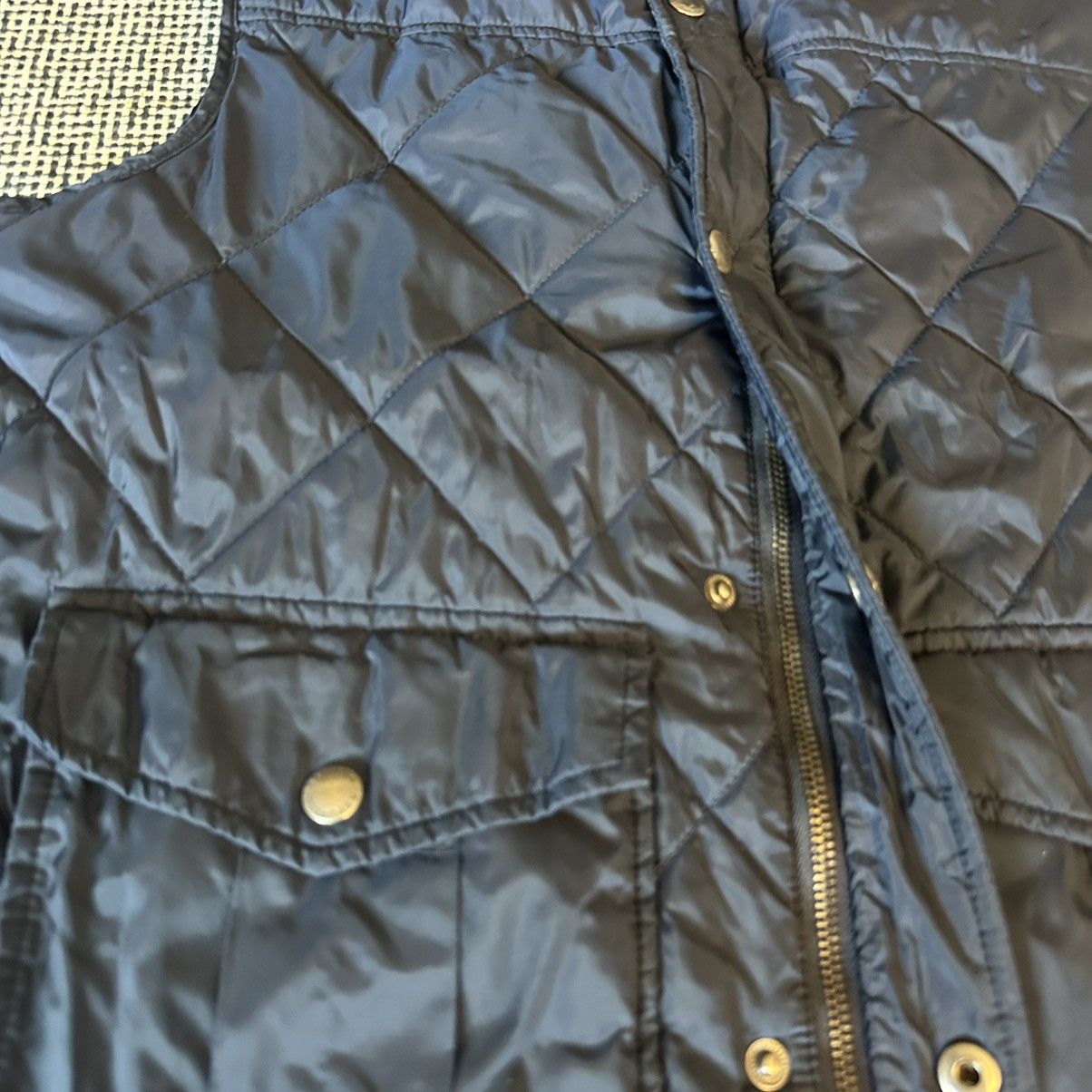 Banana Republic Navy Blue Diamond Puffer Vest Size US S / EU 44-46 / 1 - 3 Thumbnail