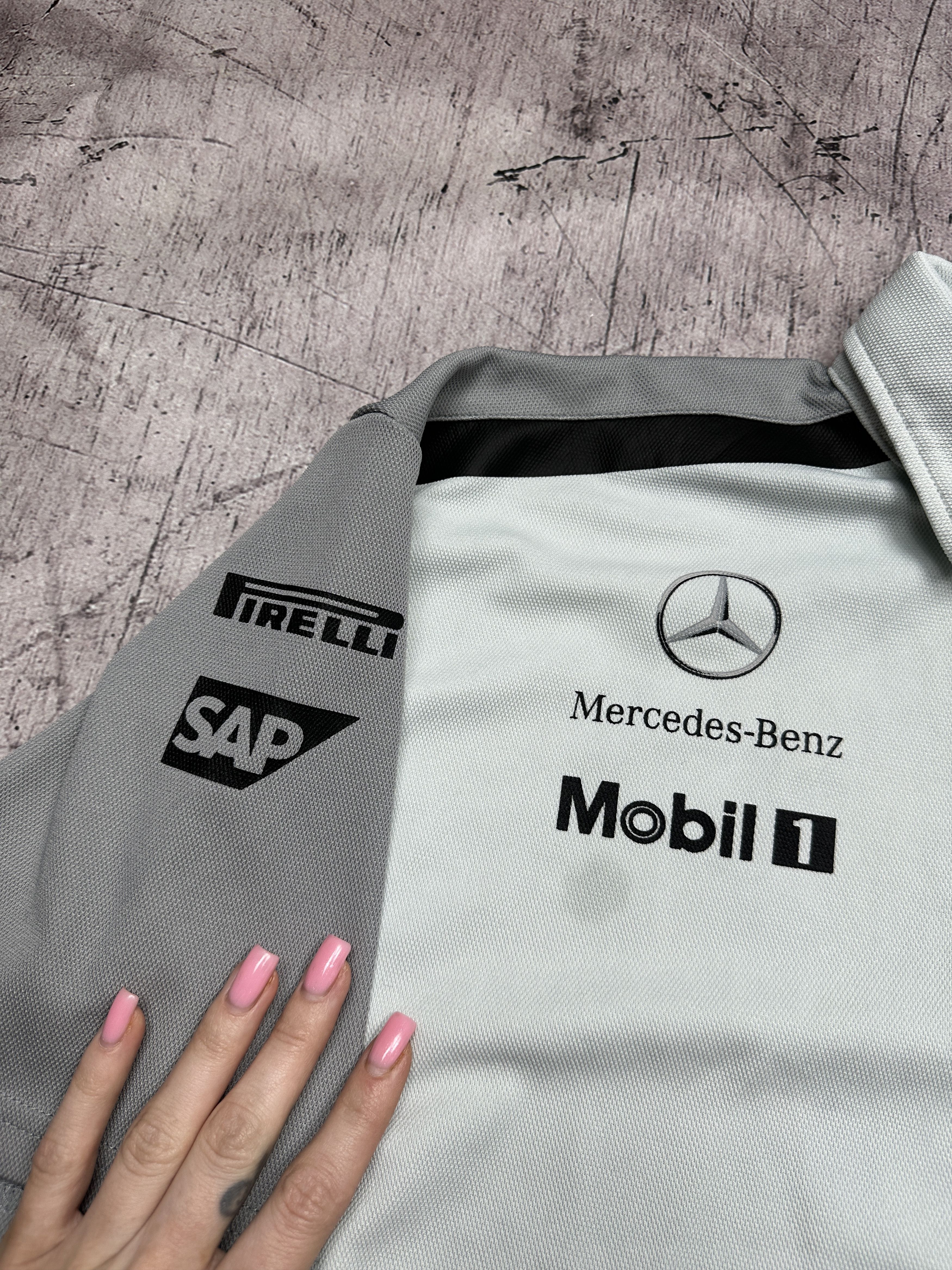 Mercedes-Benz Mercedes Benz McLaren Racing Team Polo Shirt Size US XXL / EU 58 / 5 - 4 Thumbnail