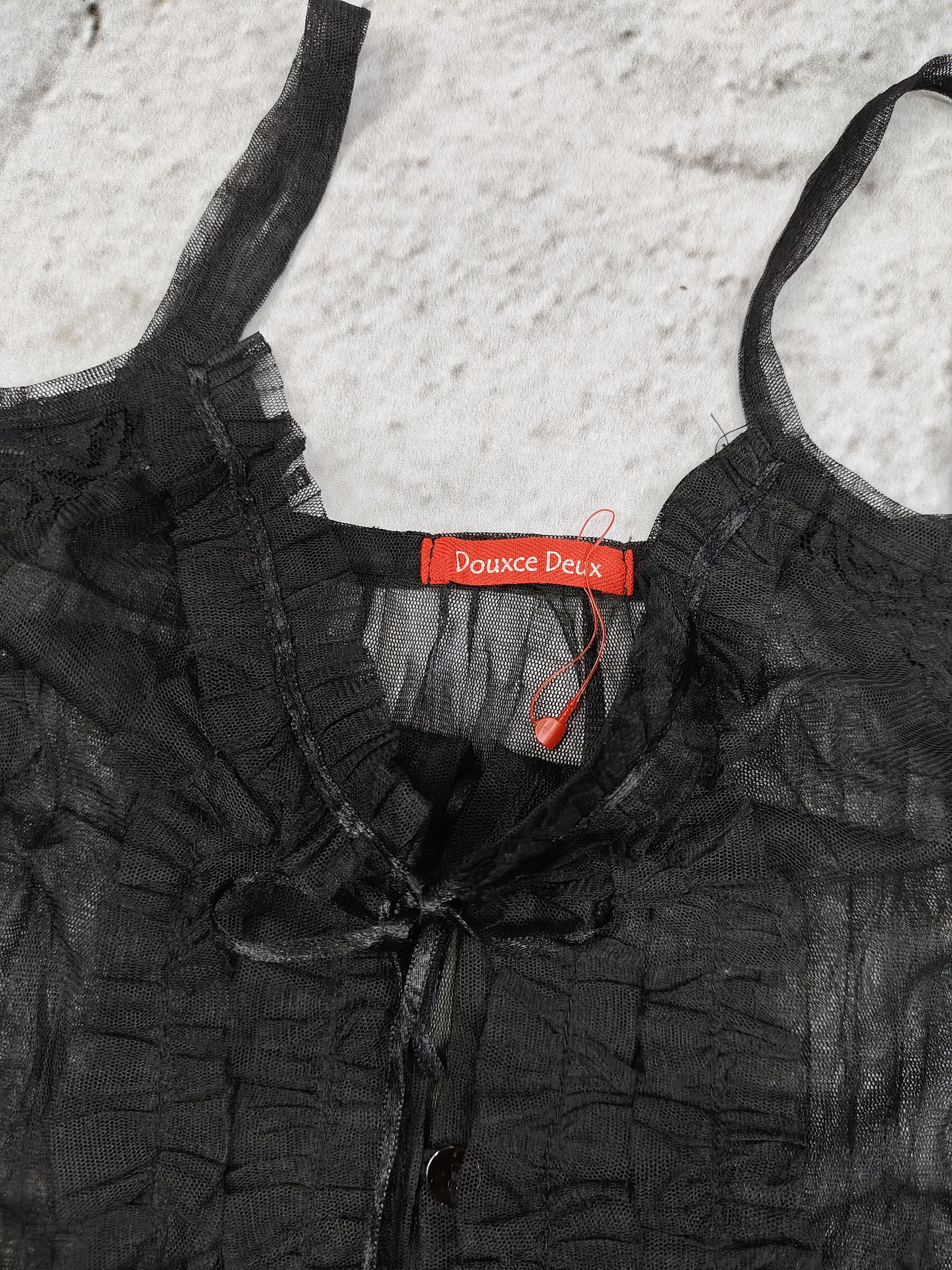 If Six Was Nine 2000s Douxce Deux🇯🇵 Gothic Fairy Grunge Y2K Layered Top Size M / US 6-8 / IT 42-44 - 9 Thumbnail