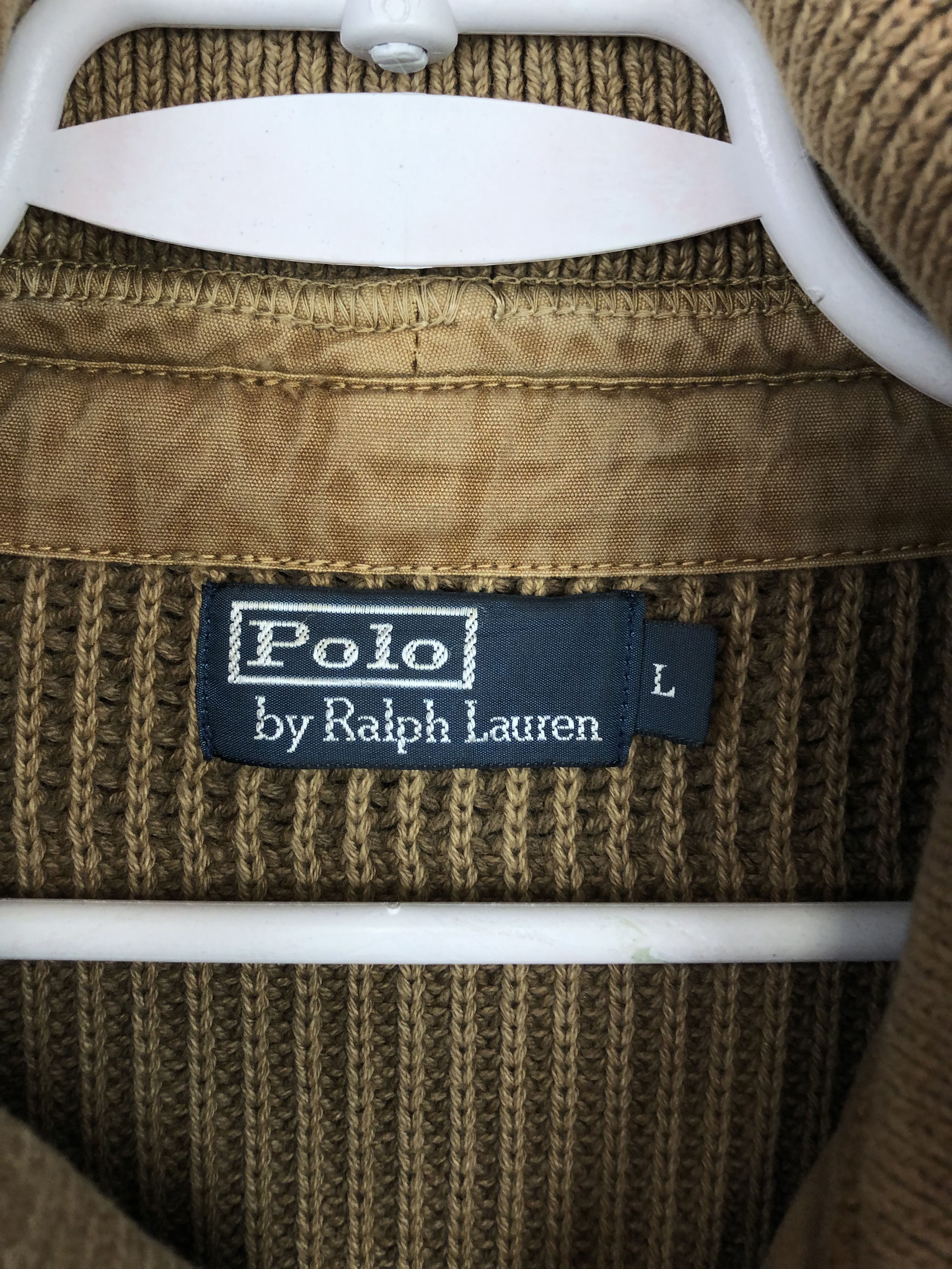 Polo Ralph Lauren Vintage Polo Ralph Lauren Cotton Shawl Collar Cardigan Size US L / EU 52-54 / 3 - 8 Thumbnail