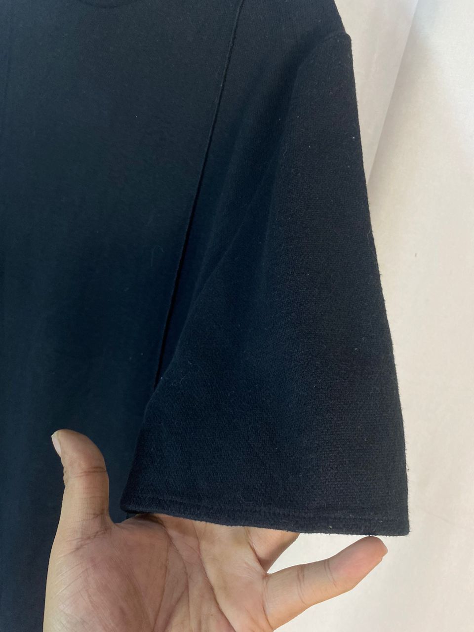 Zara Zara black plain blouse/dress shirt Size M / US 6-8 / IT 42-44 - 7 Thumbnail