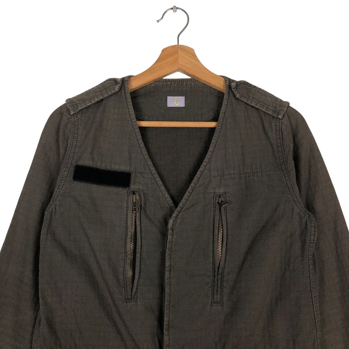 Japanese Brand 🔥CROPPED BIKER JACKET BONDAGE MILITARY NU JAPAN Size US M / EU 48-50 / 2 - 3 Thumbnail