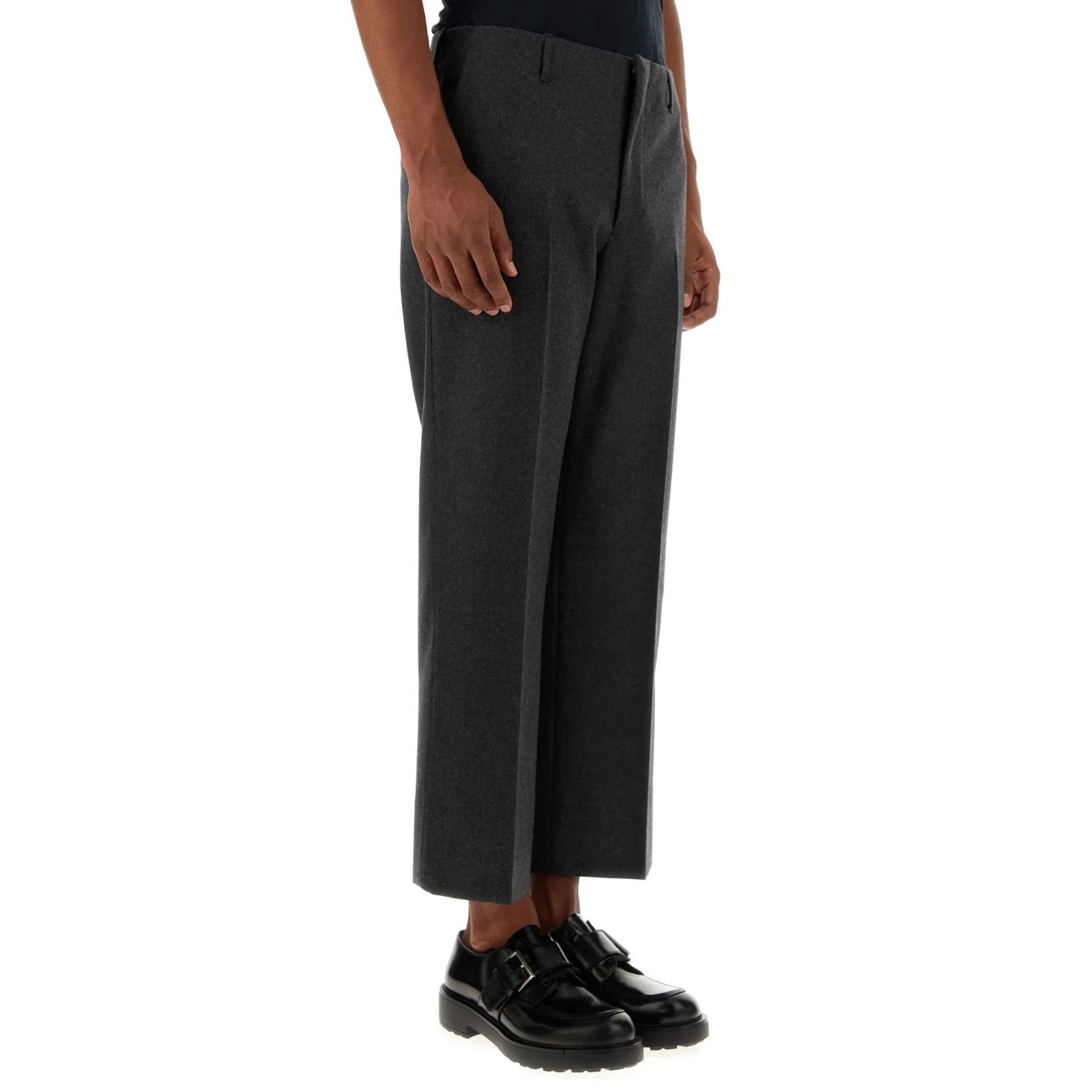 Prada PRADA Gray Wool Pants New & Authentic (Men's size:US 32 / EU Size US 32 / EU 48 - 3 Thumbnail