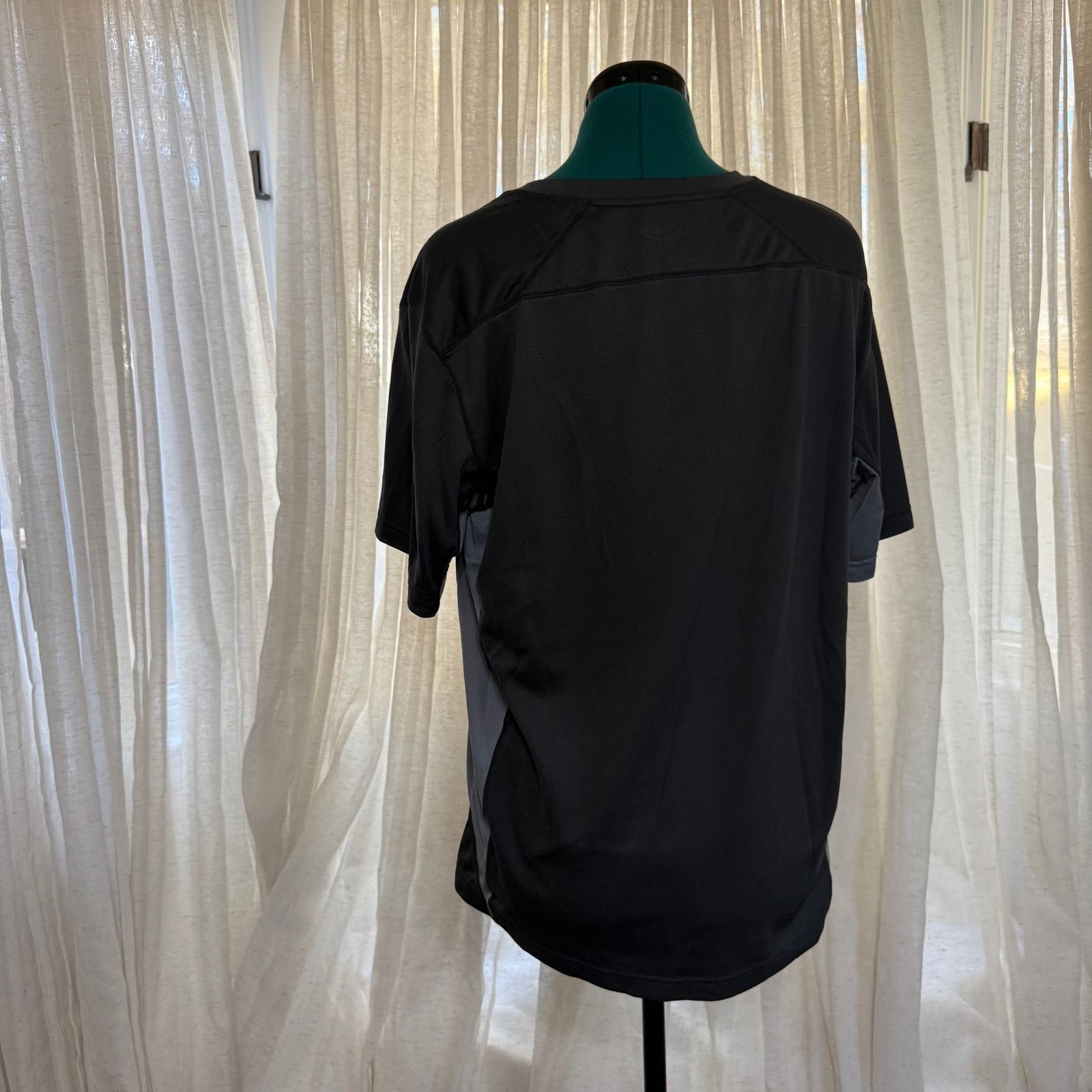 Champion Champion Black Performance Tee with Gray Panels | Sz L Size US L / EU 52-54 / 3 - 4 Thumbnail