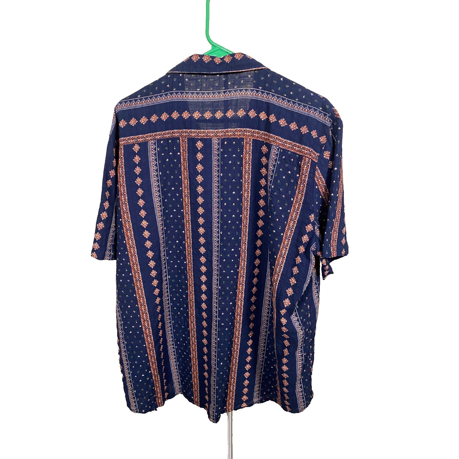 Other Men's short sleeve button down shirt summer navy Size US XL / EU 56 / 4 - 2 Thumbnail