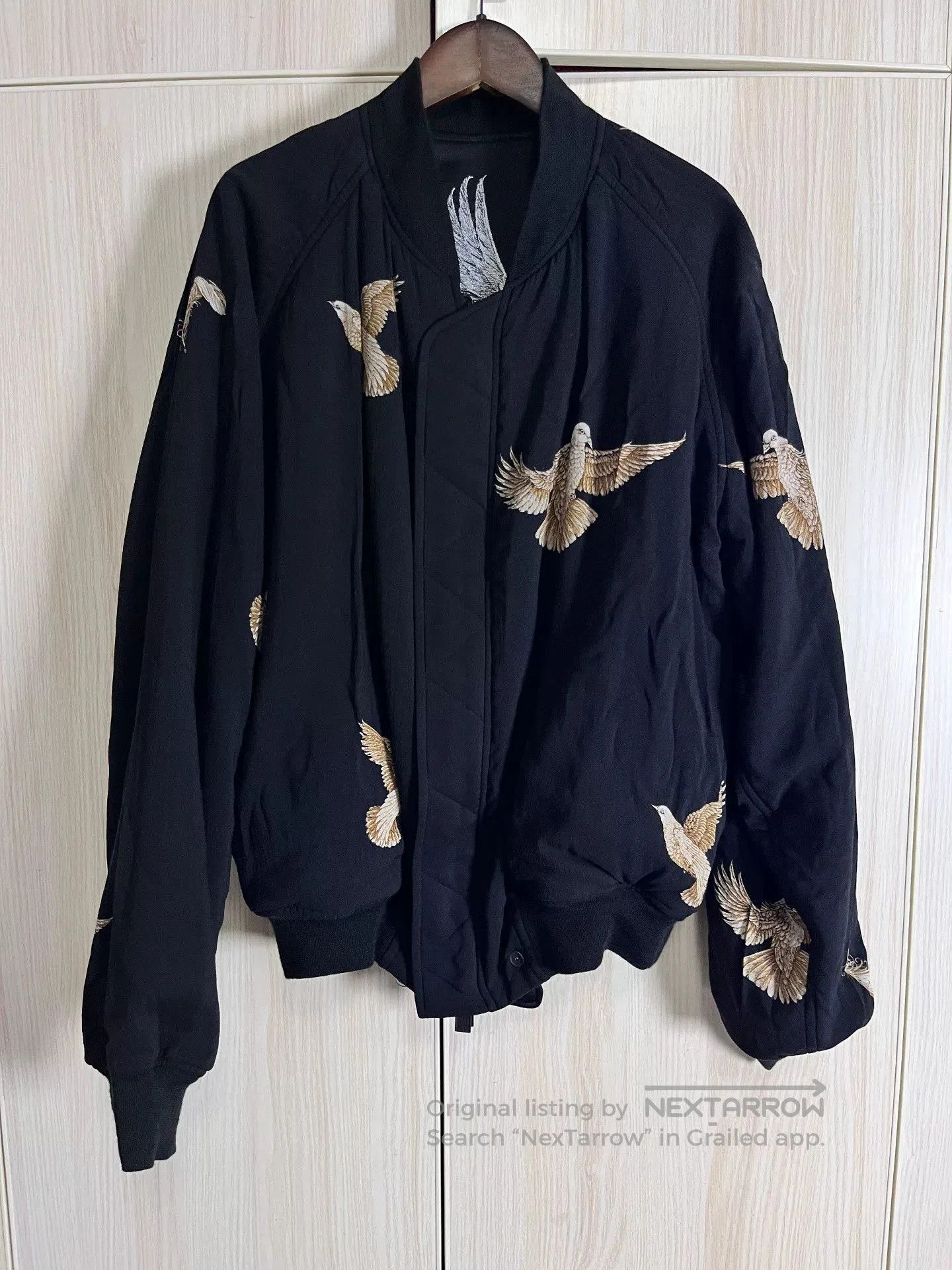 Yohji Yamamoto Yohji Yamamoto Silk Jacket Wing Design. Size US L / EU 52-54 / 3 - 5 Thumbnail