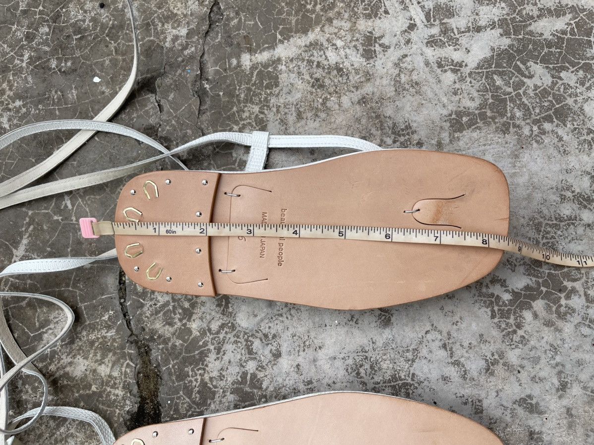 Japanese Brand Beautiful People Creations Tokyo Leather Sandal 36 Size US 6 / IT 36 - 6 Thumbnail