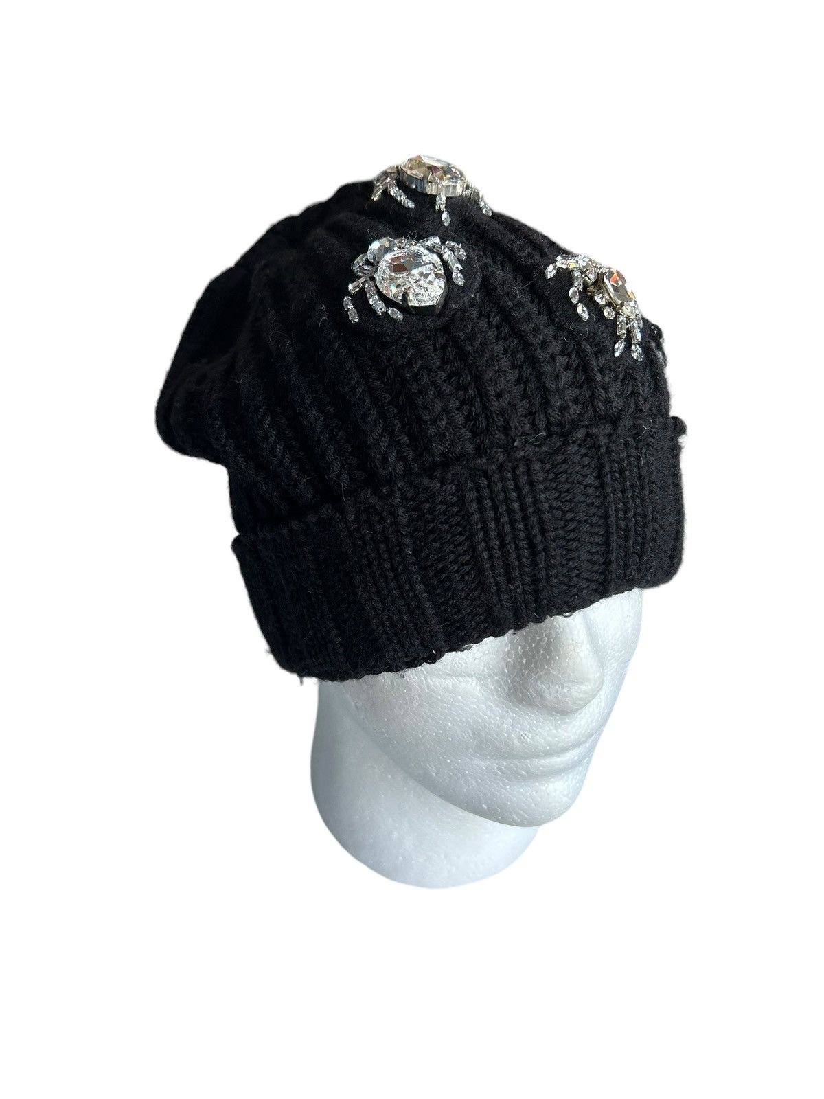 14th Addiction × Japanese Brand × Le Grande Bleu (L.G.B.) Japanese MARCOBOLOGNA Punk Bondage wool knitted Beanie Hats Size ONE SIZE - 6 Thumbnail