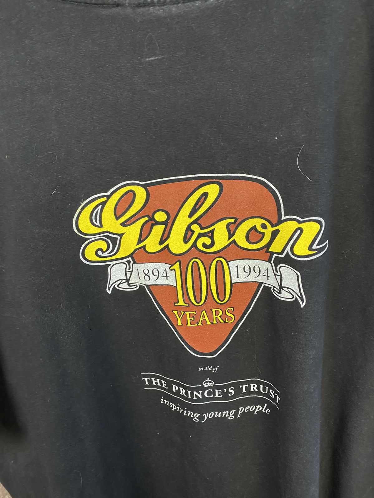 Vintage VINTAGE 90's GIBSON 100 YEARS ANNIVERSARY 1894-1994 TEE Size US XL / EU 56 / 4 - 4 Thumbnail
