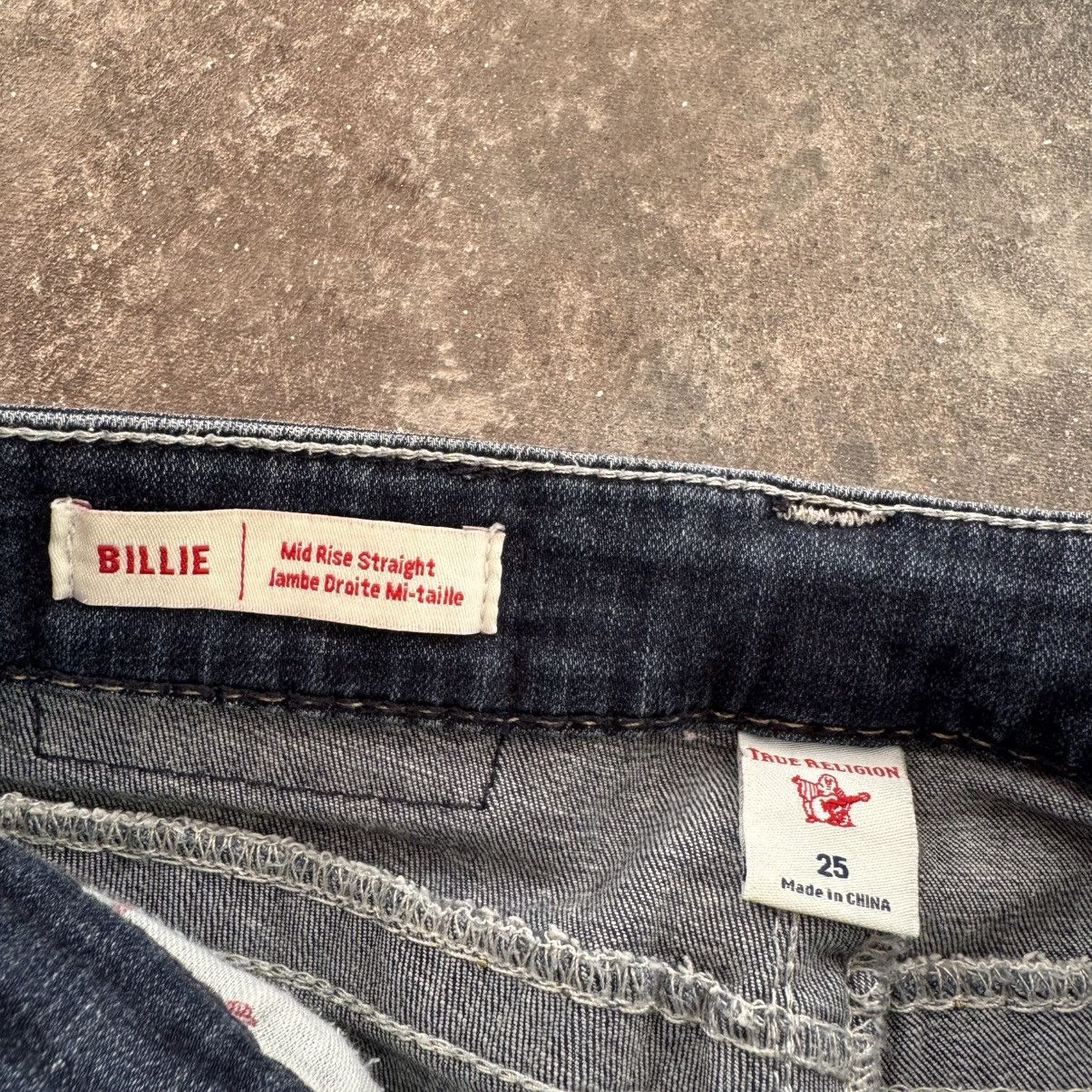 Japanese Brand × True Religion True Religion Billie Vintage Y2K Straight Jeans Size 25" / US 0 / IT 36 - 13 Thumbnail