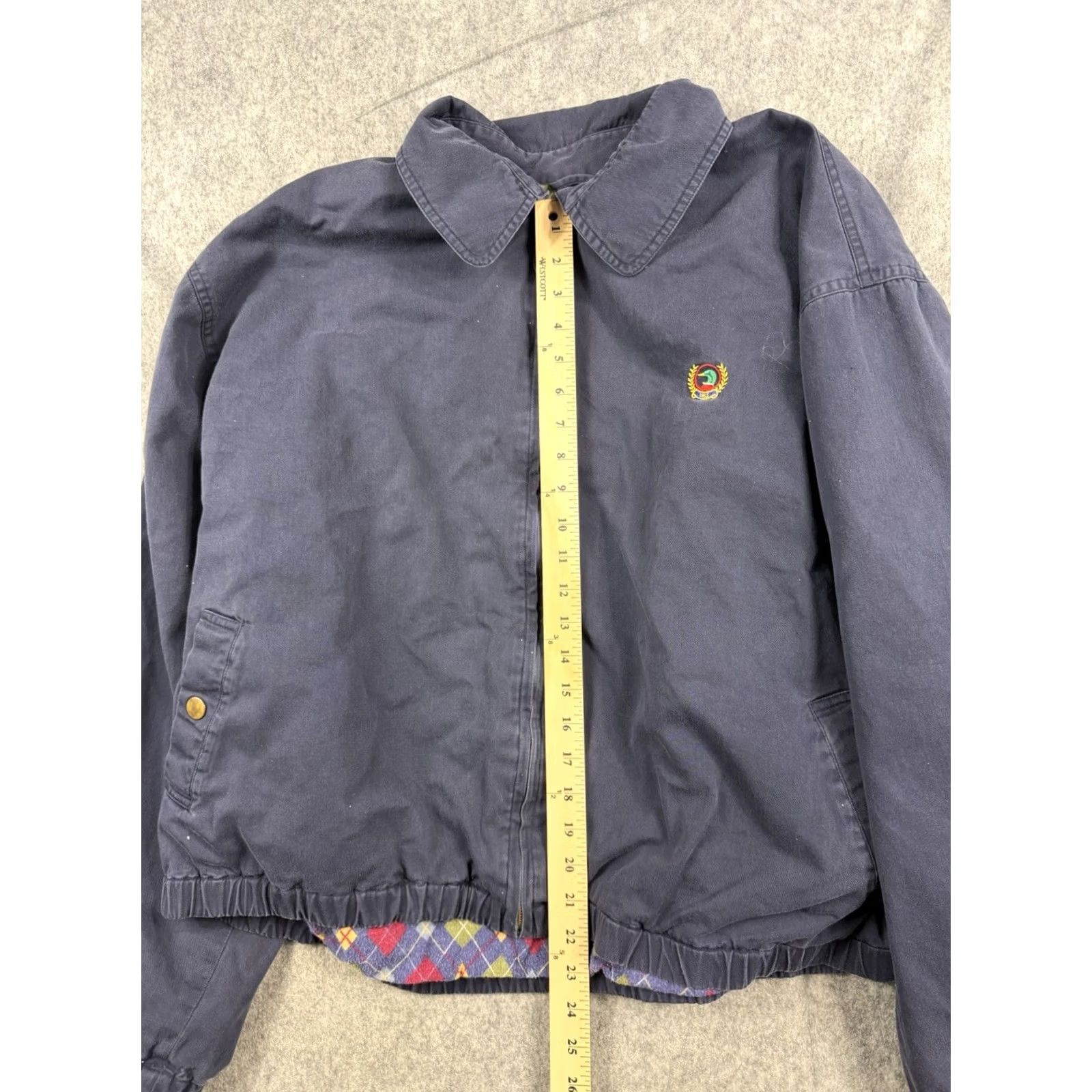 Vintage VINTAGE Duck Head Jacket Navy Blue Full Zip Lined 90s Mens 2XL Casual Workwear Size US XXL / EU 58 / 5 - 4 Thumbnail