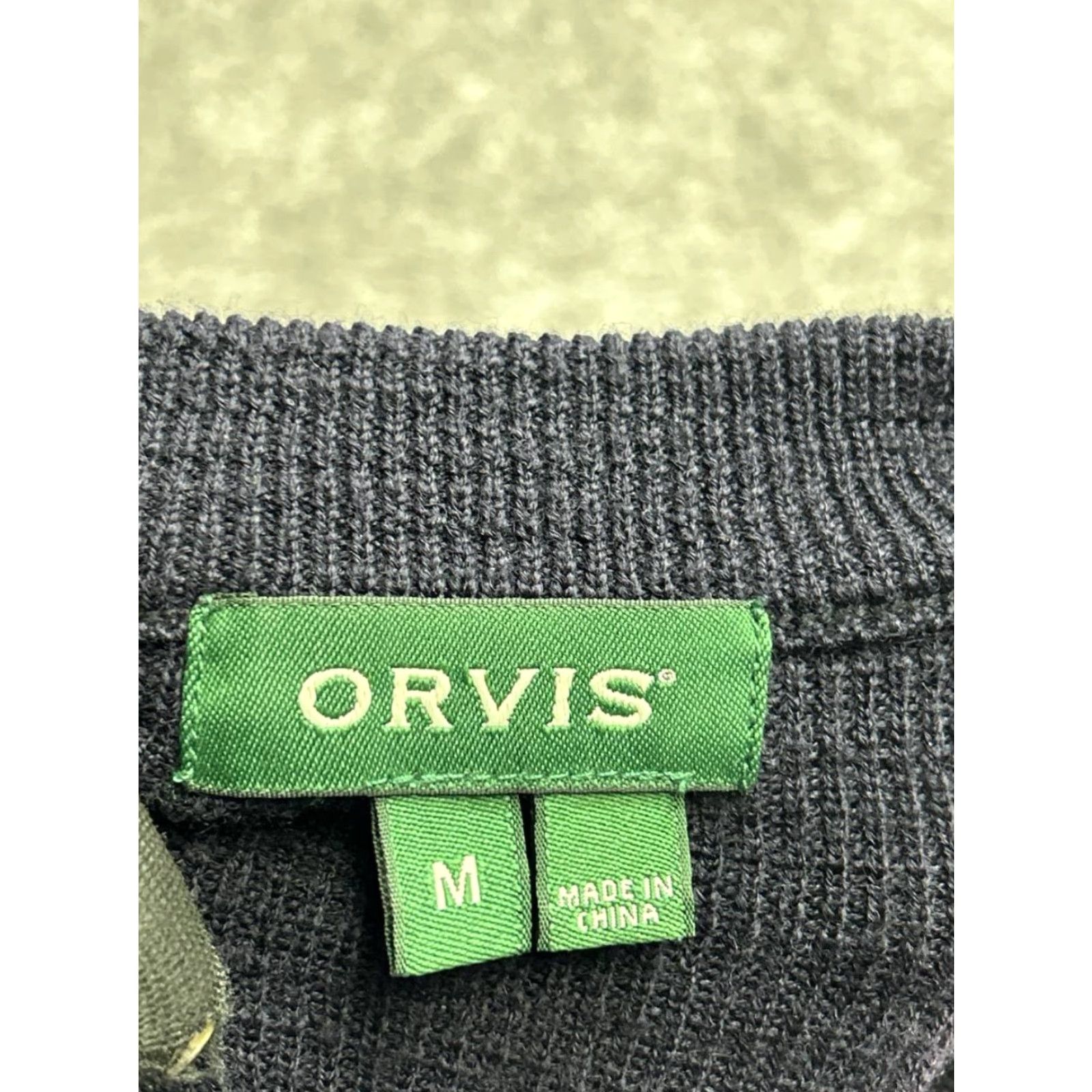 Orvis Orvis Women Sweater Knit Henley Crew Neck Wool Blue M Wool Henley SS Tight-Knit Ribbed Button Casual Holiday Winter Modern Classic Wool Size 32" / US 10 / IT 46 - 6 Thumbnail