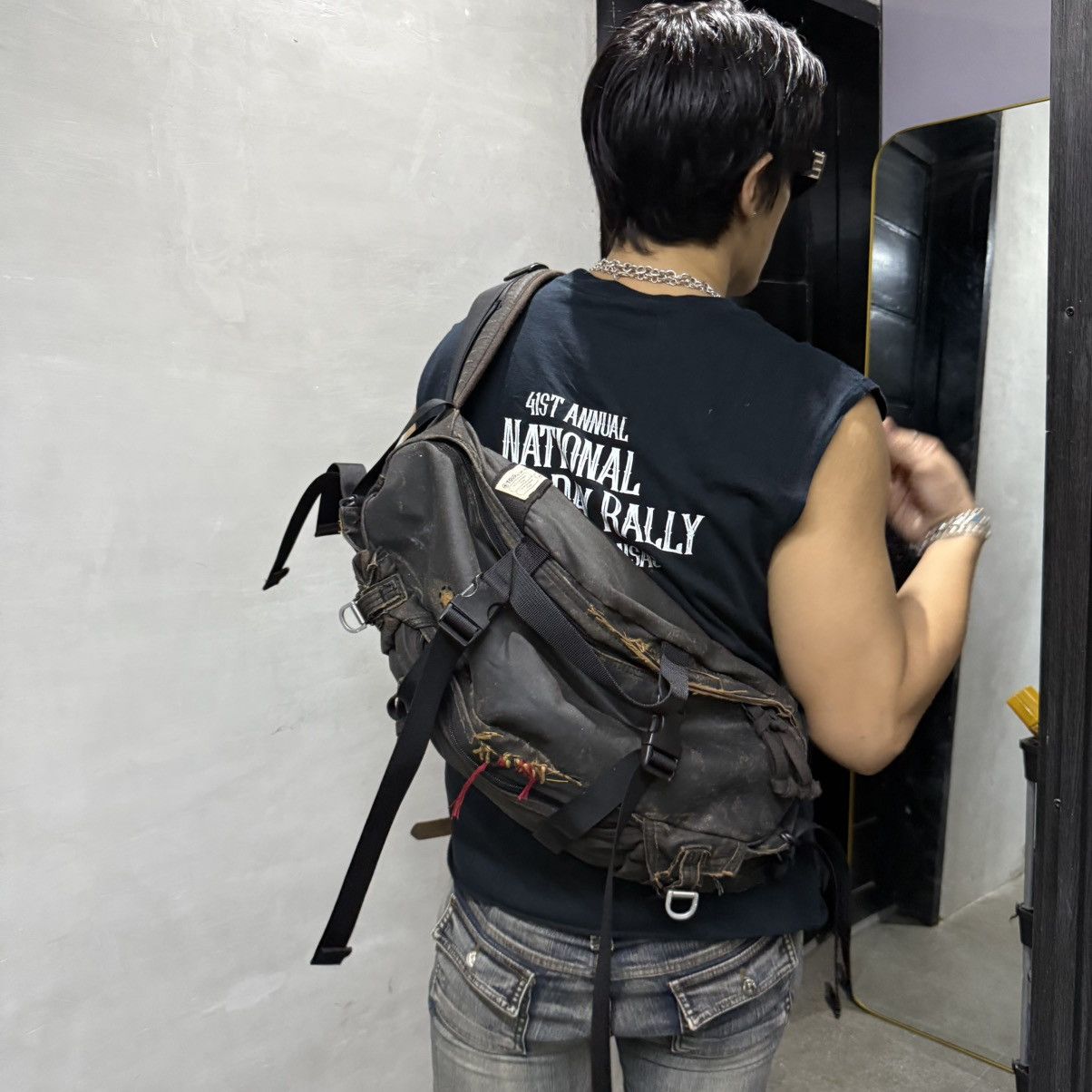 TOUGH JEANS SMITH デカジップ ボディバッグ Japanese Brand Vintage Japanese Brand Tough Jeans Smith Body Bag