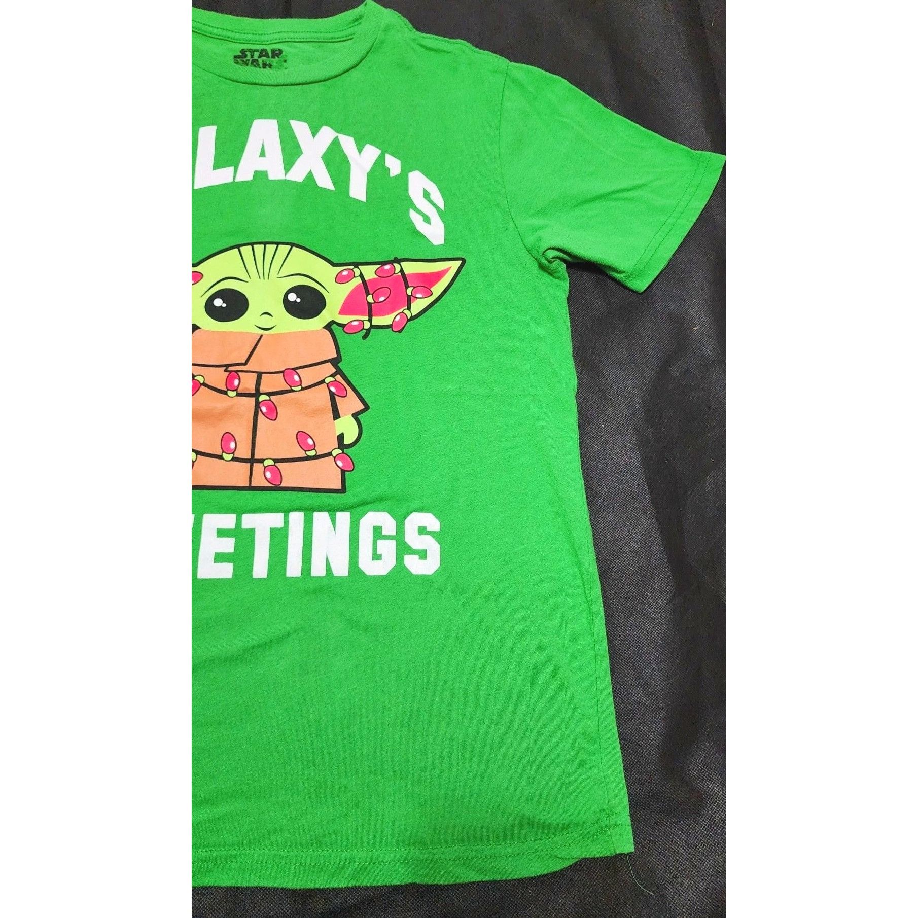 Star Wars Star Wars Galaxys Greetings Baby Yoda Adult Small T-Shirt G Size US S / EU 44-46 / 1 - 4 Thumbnail