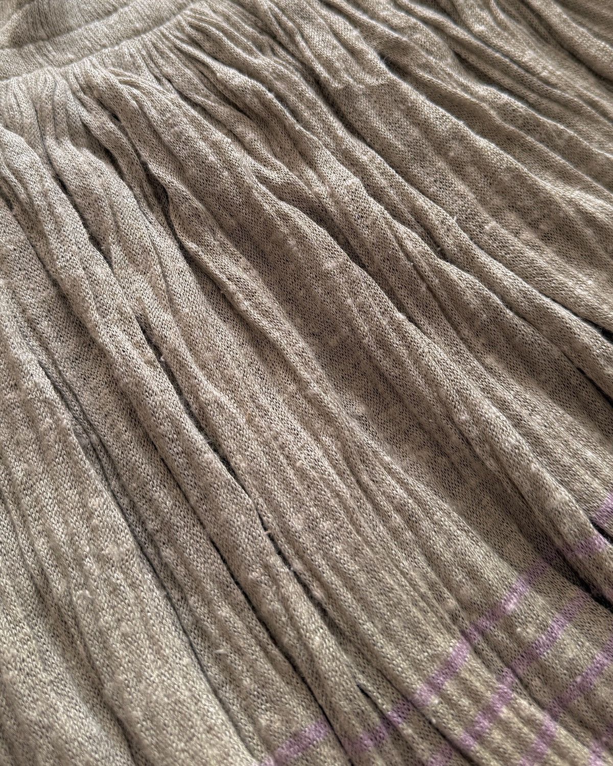 Issey Miyake VINTAGE 70’s ISSEY MIYAKE SKIRT Size 25" / US 0 / IT 36 - 7 Thumbnail