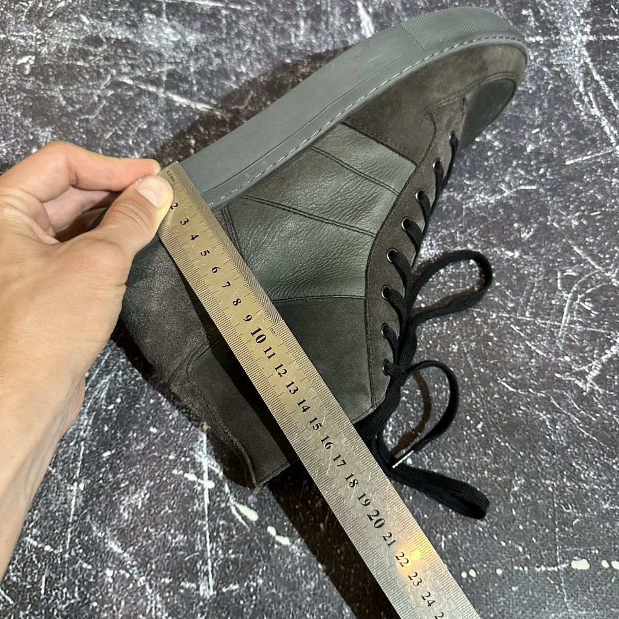 Allsaints ALL SAINTS - Men’s Leather Hi-Top Sneakers Size 44 Size US 10 / EU 43 - 13 Thumbnail