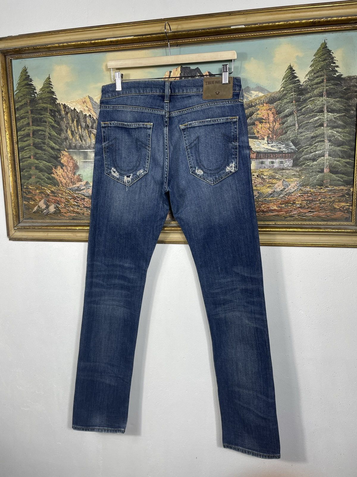 True Religion × Vintage True Religion Vintage Y2k Denim Jeans Ripped Pants Rocco Size 30" / US 8 / IT 44 - 6 Thumbnail