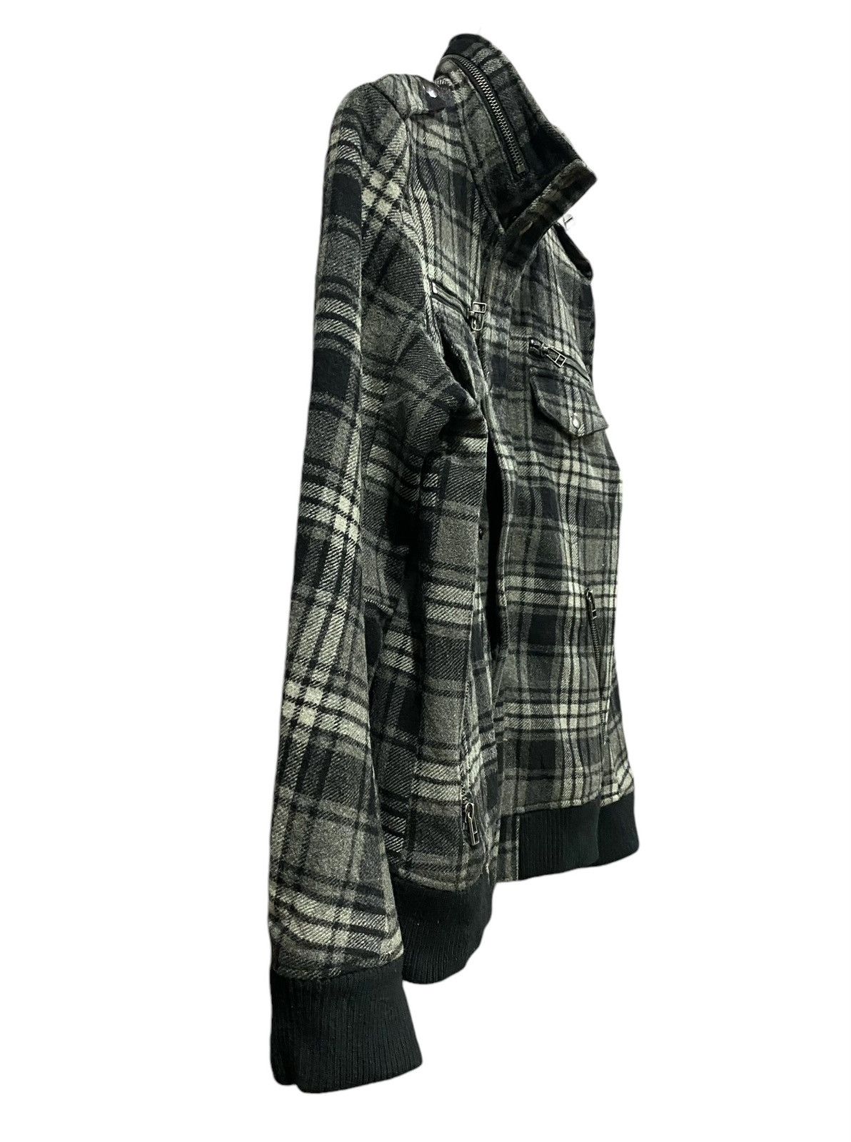 semanticdesign Rare SEMANTIC DESIGN Wool Checkered Zipper Jacket (M) Size US M / EU 48-50 / 2 - 10 Thumbnail