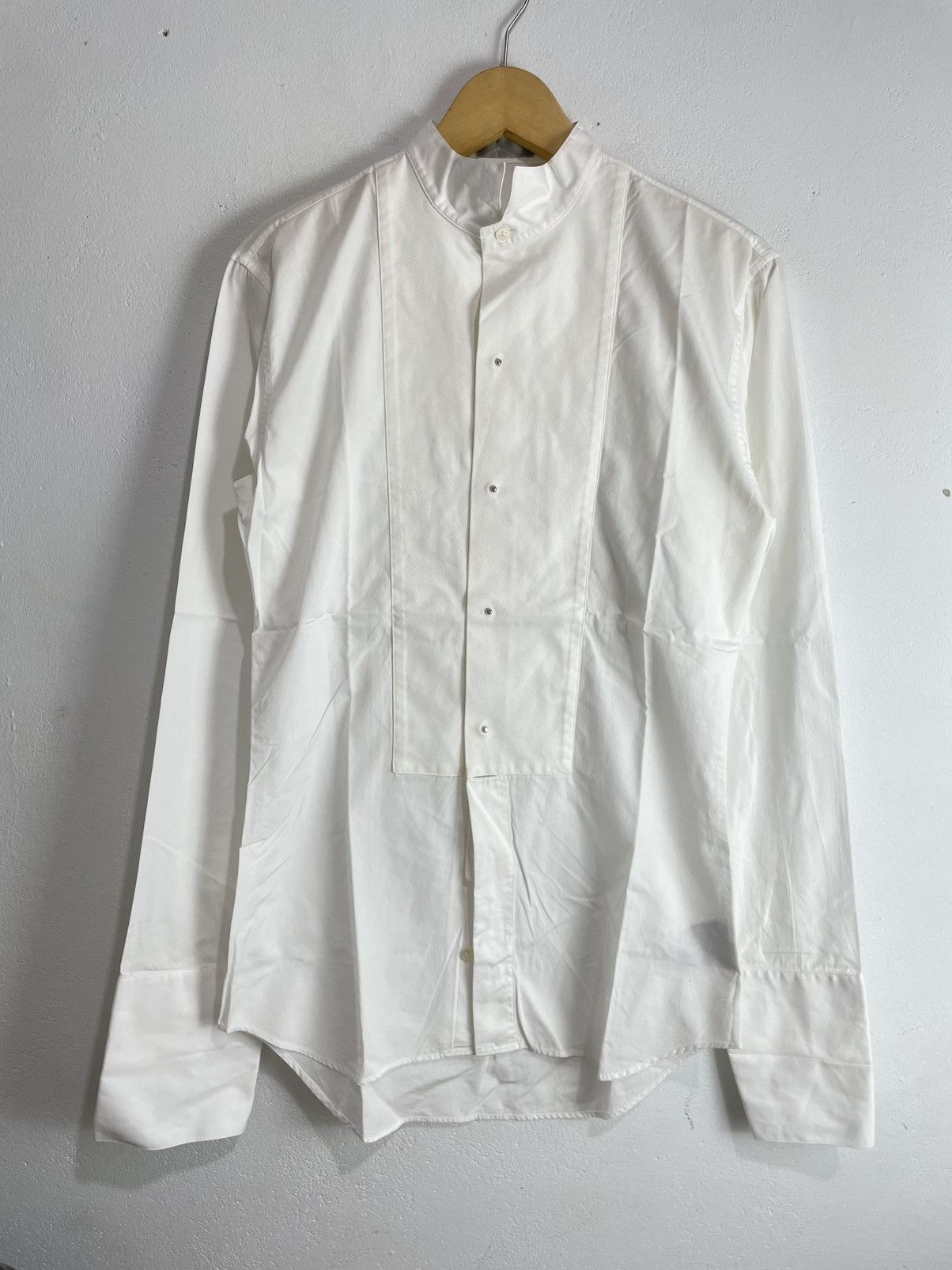 Dior Dior White Shirt With Front silver button Size S / US 4 / IT 40 - 1 Thumbnail