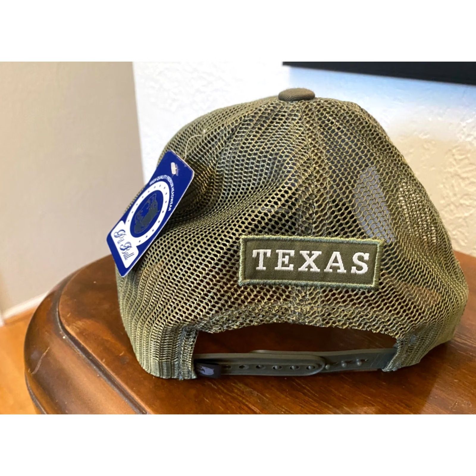 Imperial Pitbull Trucker Hat green NWT Texas patch Rare Imperial Leather patch Mens One Size Fits Most Adjustable Size ONE SIZE - 3 Thumbnail