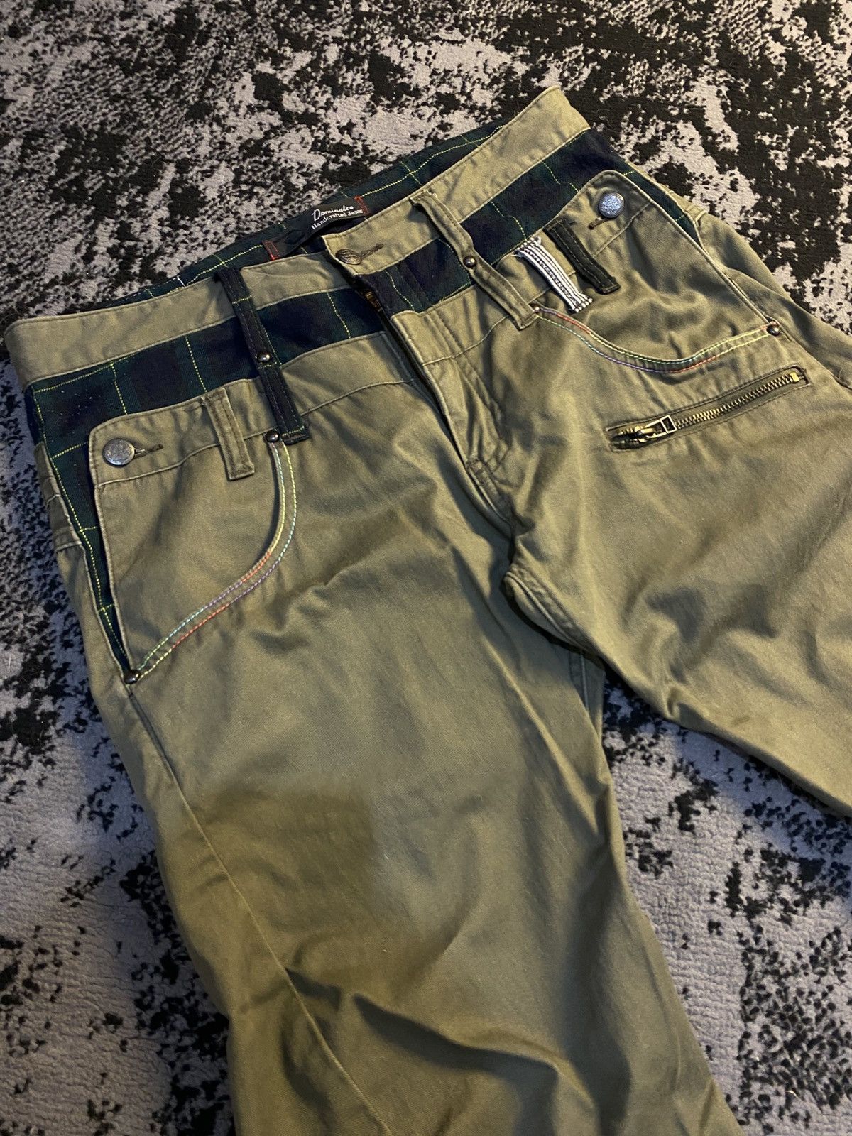 PPFM 2000s Double Waist Dominate Japan Ifsix Vkei Pants Y2k🔥 Size US 32 / EU 48 - 9 Thumbnail