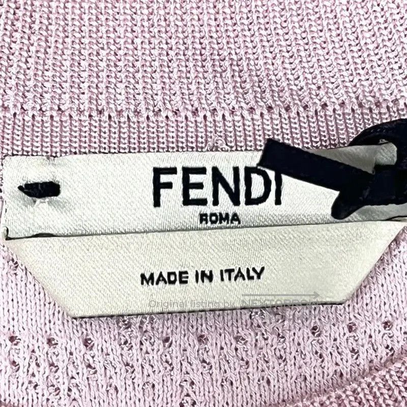 Fendi Fendi Pink Short Sleeve T-Shirt for Women . Size XS / US 0-2 / IT 36-38 - 3 Thumbnail