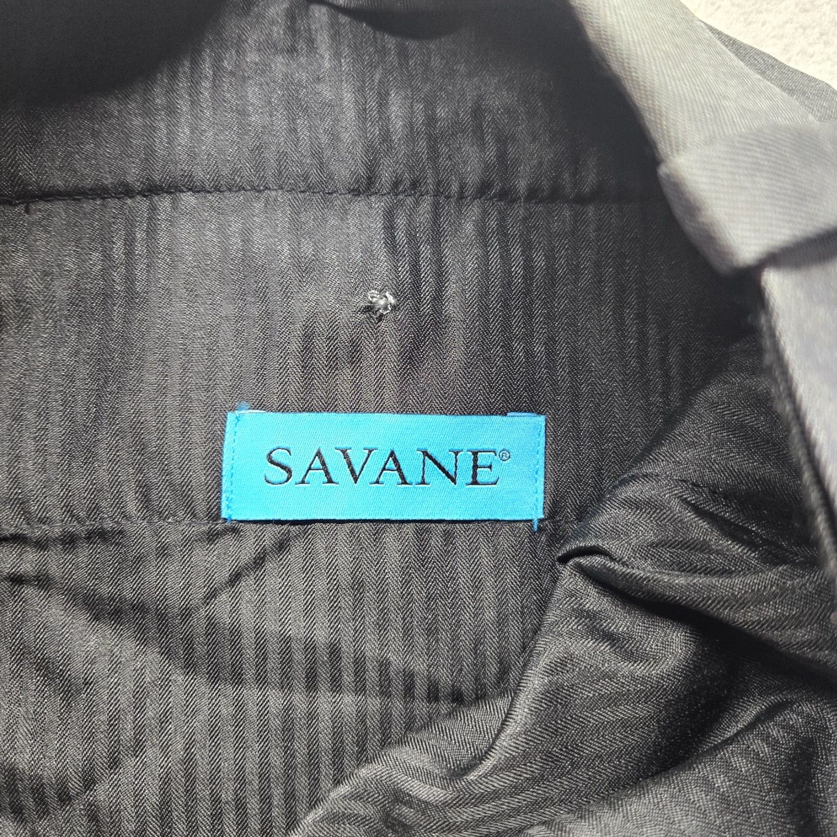 Savane Savane Dress Pants Flat Front Women 36x32 Gray Cotton Wrinkle-Resistant Pockets Machine Washable Size 25" / US 0 / IT 36 - 3 Thumbnail