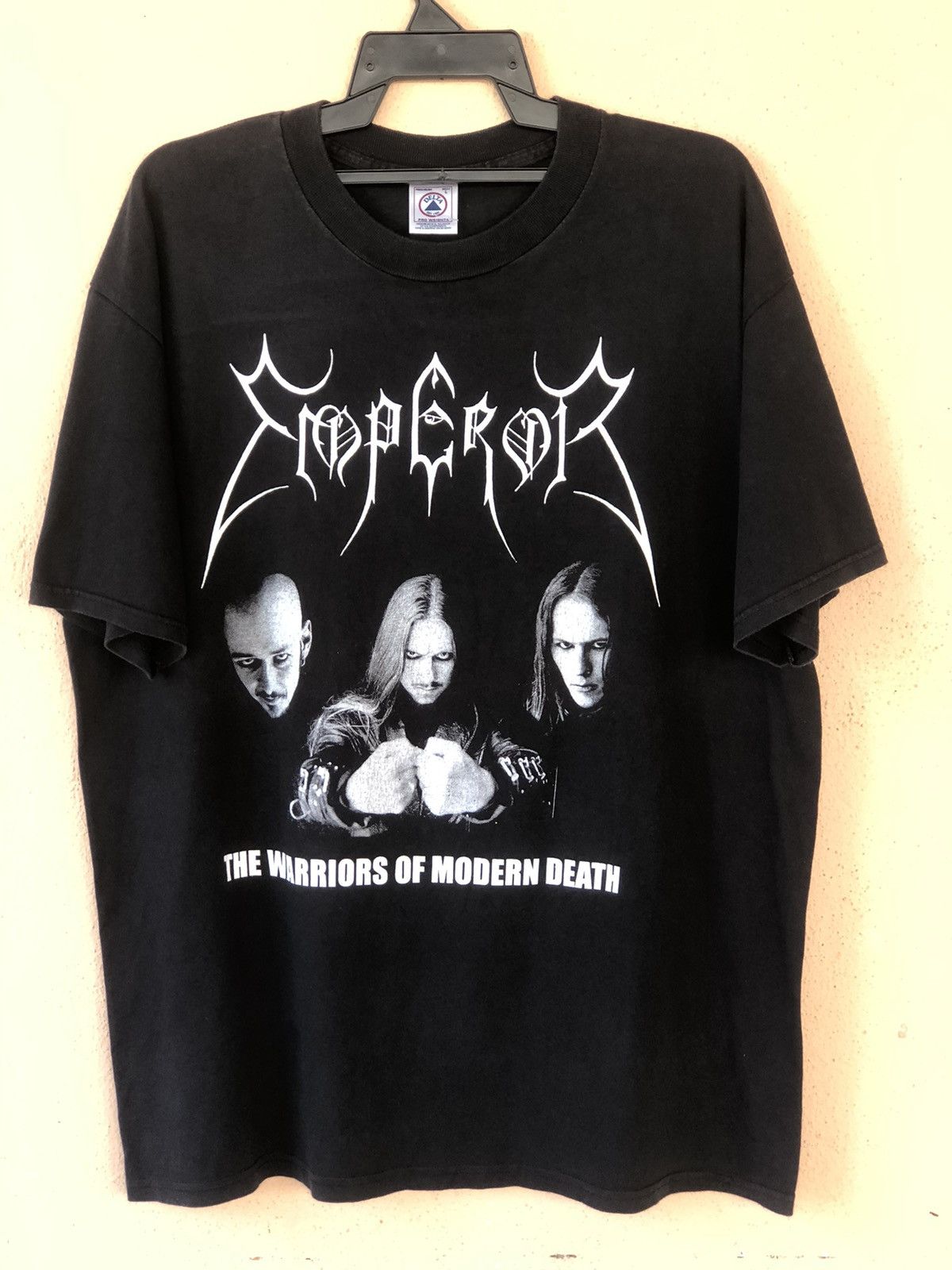 Band Tees × Vintage Vintage 90s EMPEROR Norwegian Black Metal Size US XL / EU 56 / 4 - 1 Thumbnail
