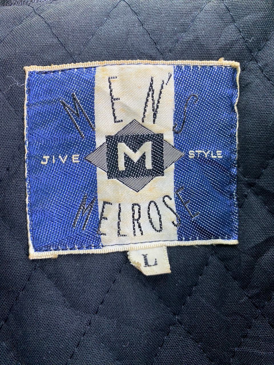 Japanese Brand × Melrose Vtg 90s Mens Melrose letterman varsity bomber jacket Size US L / EU 52-54 / 3 - 6 Thumbnail