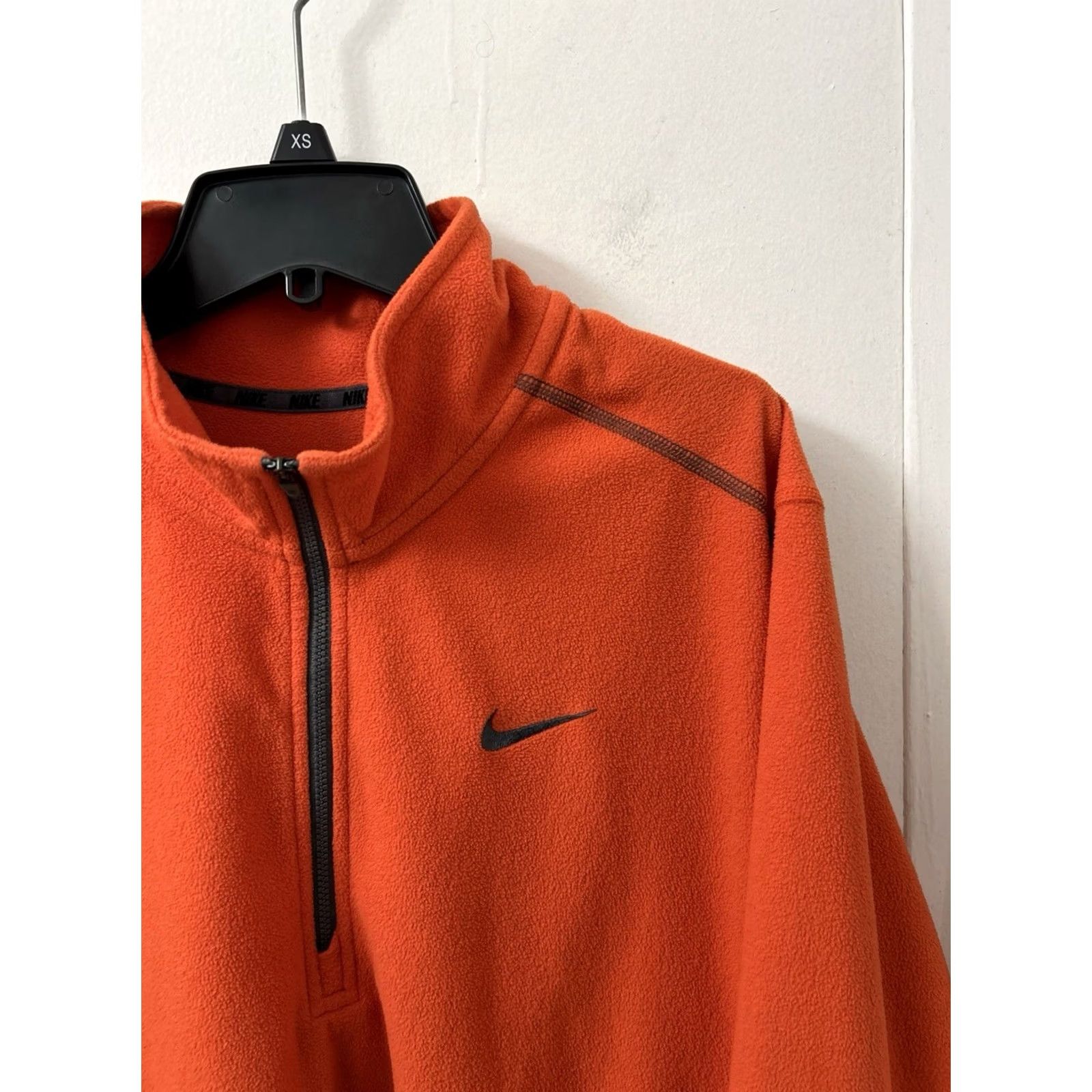 Nike Nike Track Jacket Mens L Orange Therma Fit Zip Fleece Pullover Pockets Size US L / EU 52-54 / 3 - 4 Thumbnail