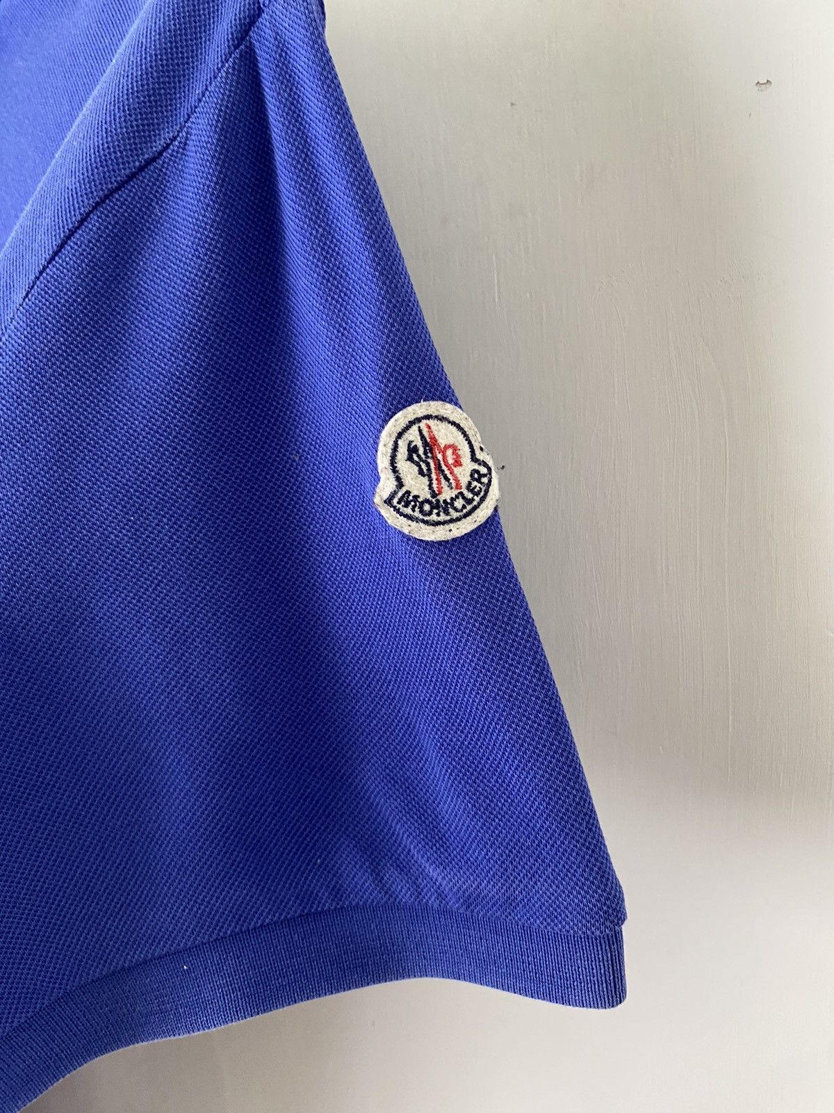 Moncler Moncler Rare Luxury Blue PoloT-shirt Size US S / EU 44-46 / 1 - 7 Thumbnail