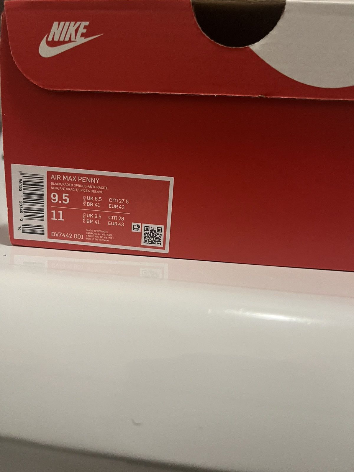 Nike Air Max Penny Black/Faded Size US 9.5 / EU 42-43 - 13 Thumbnail