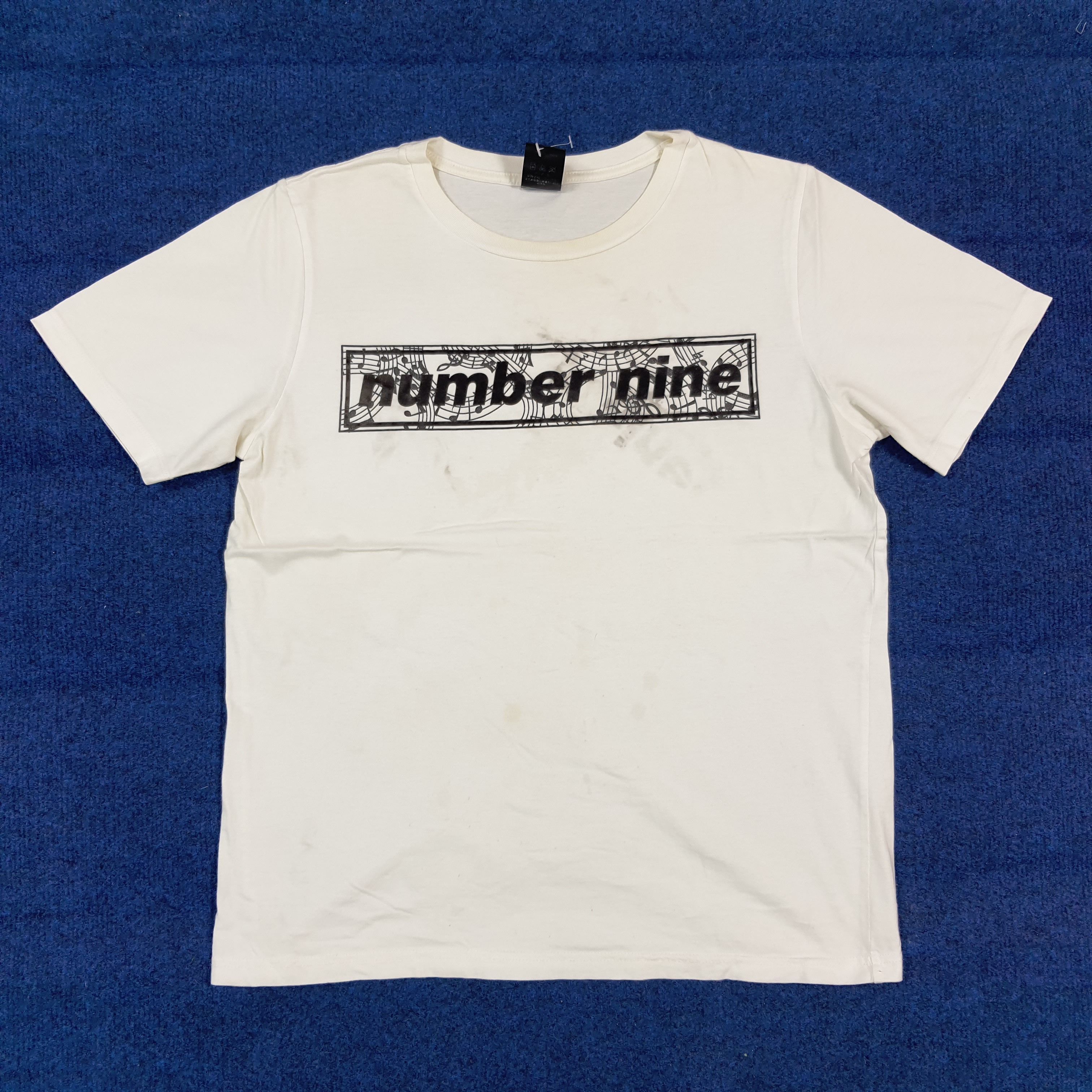 Number (N)ine Vintage Number Nine Japan Box Logo Tshirt C299N8 Size US M / EU 48-50 / 2 - 1 Thumbnail