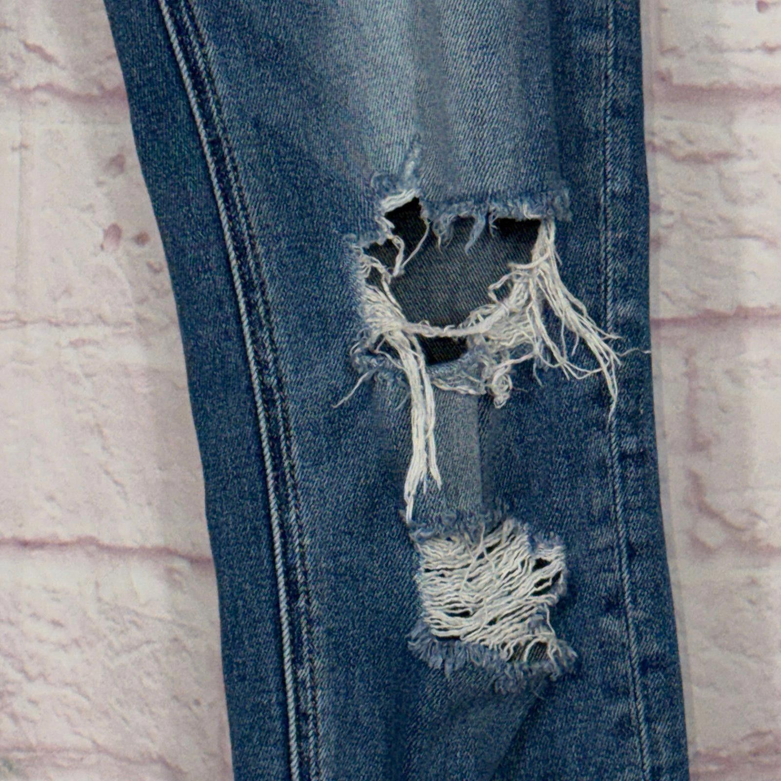 Other Bridge by GLY Distressed Blue Jeans Size 29” Size 29" - 3 Thumbnail