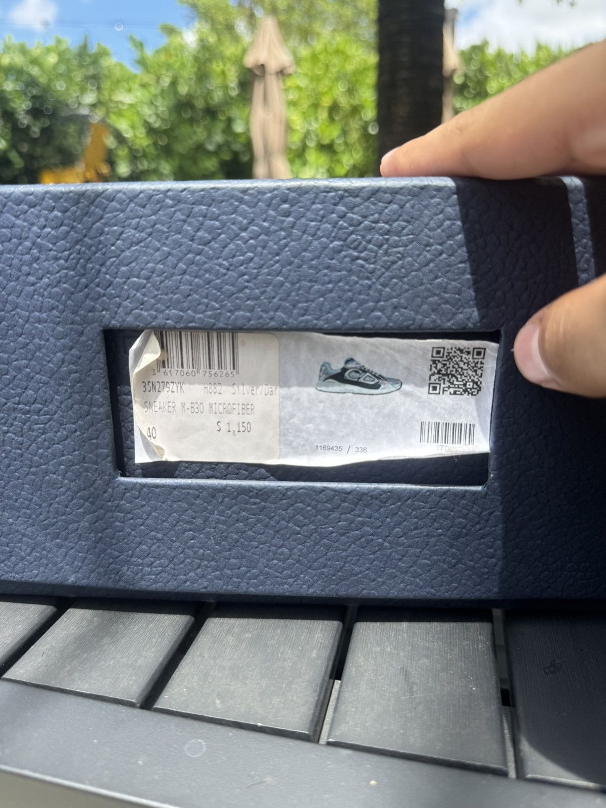 Dior DIOR B30 Sneaker Grey Blue Orange Size US 7 / EU 40 - 11 Thumbnail