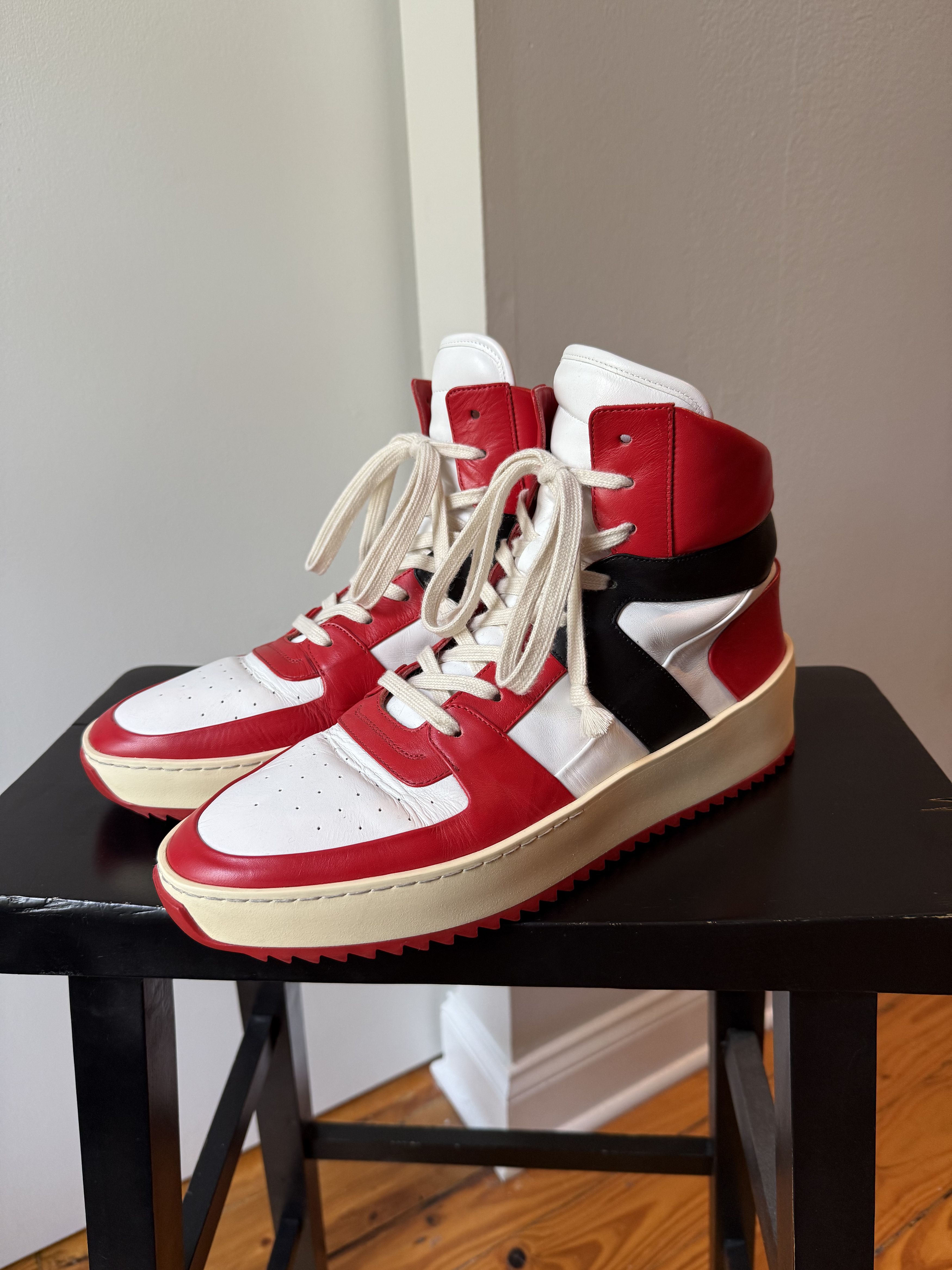 Varsity Red Basketball Sneakers