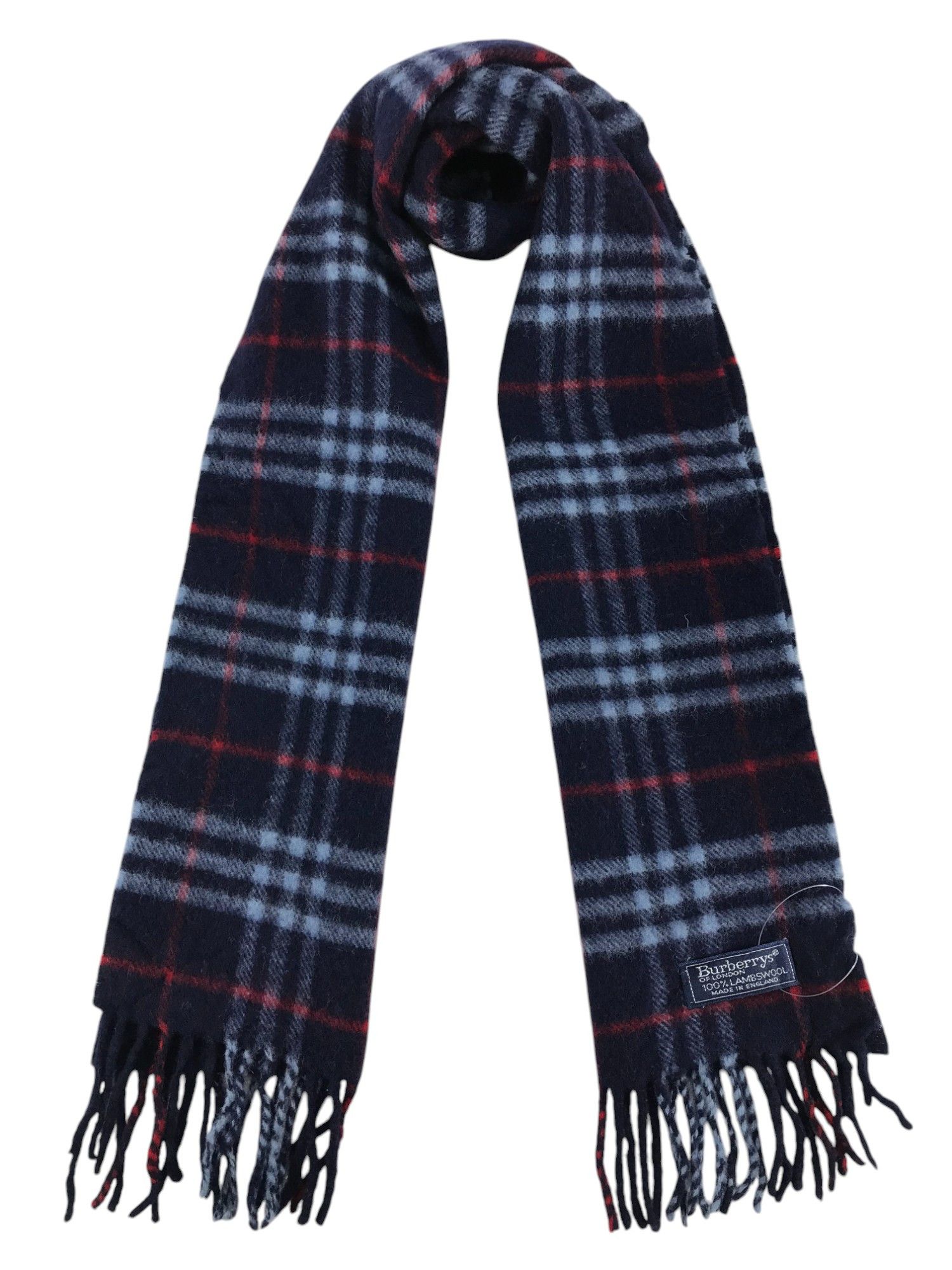Burberry × Vintage Burberry Scarf / Muffler / Neckwear - WW1395 Size ONE SIZE - 1 Thumbnail