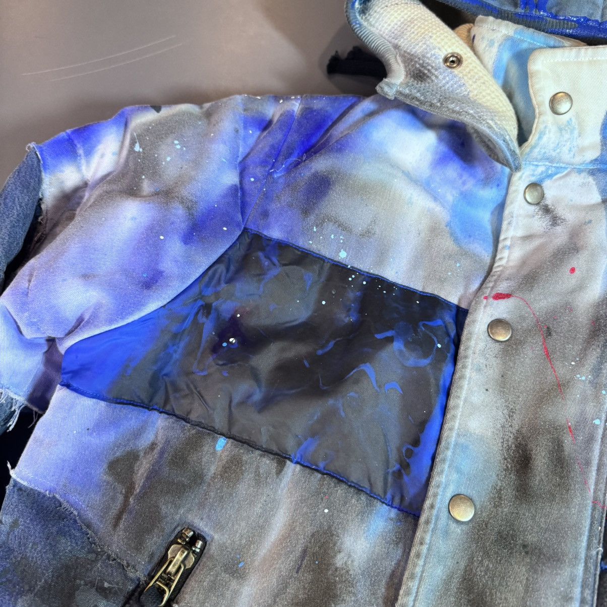 Greg Lauren Greg Lauren Blue GL painted retro puffy jacket FW19 Size US M / EU 48-50 / 2 - 3 Thumbnail