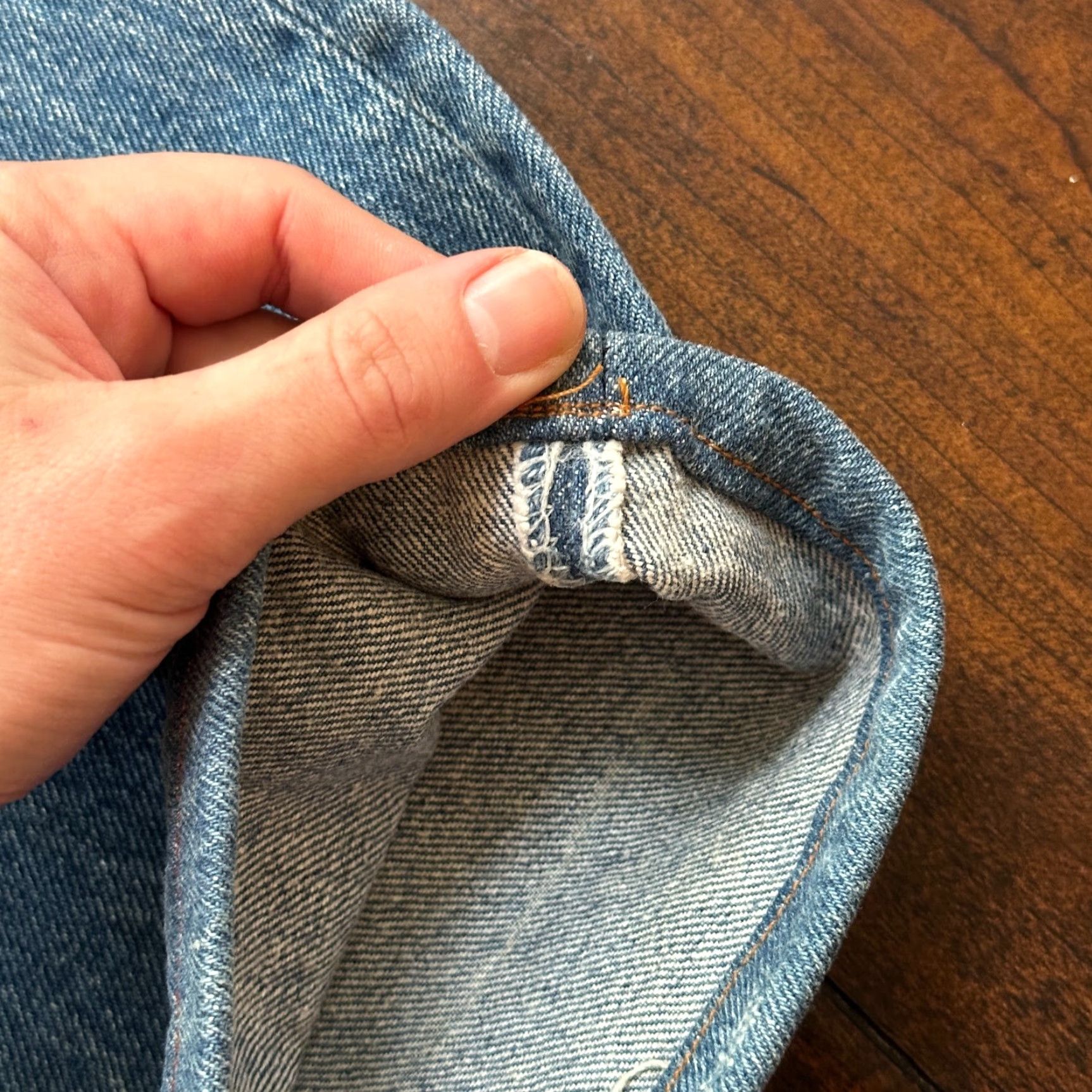Levi's VINTAGE Levi's 501 Jeans Men 32x27 Regular Fit Straight Leg Cotton Denim 80s Ripped Thrashed 90s Size US 32 / EU 48 - 4 Thumbnail